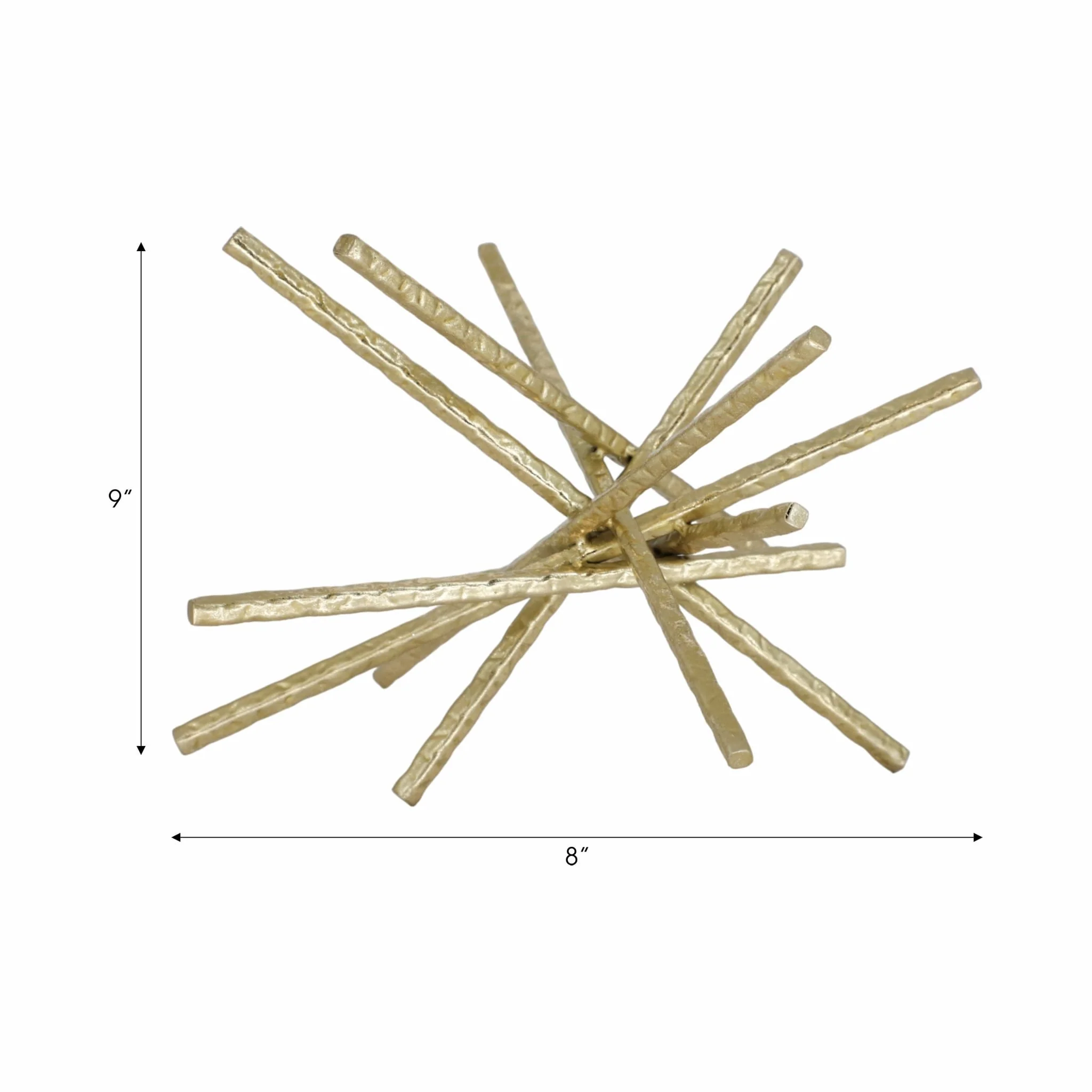 9" Abstract Bar Object, Champagne - Image 8