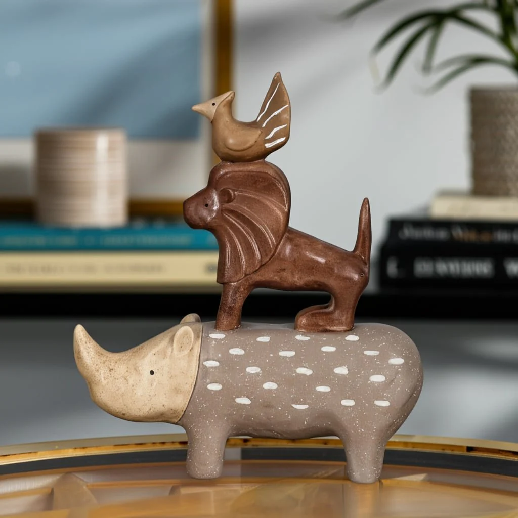9" Animal Pyramid, Multi - Image 11