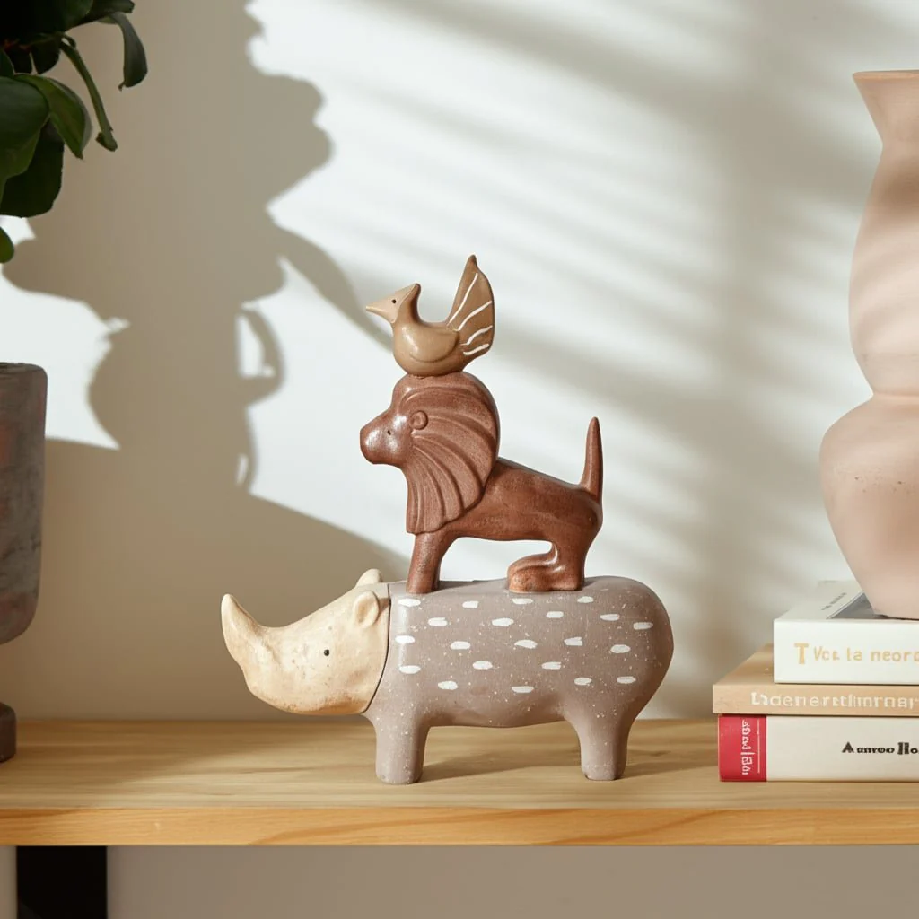9" Animal Pyramid, Multi - Image 12