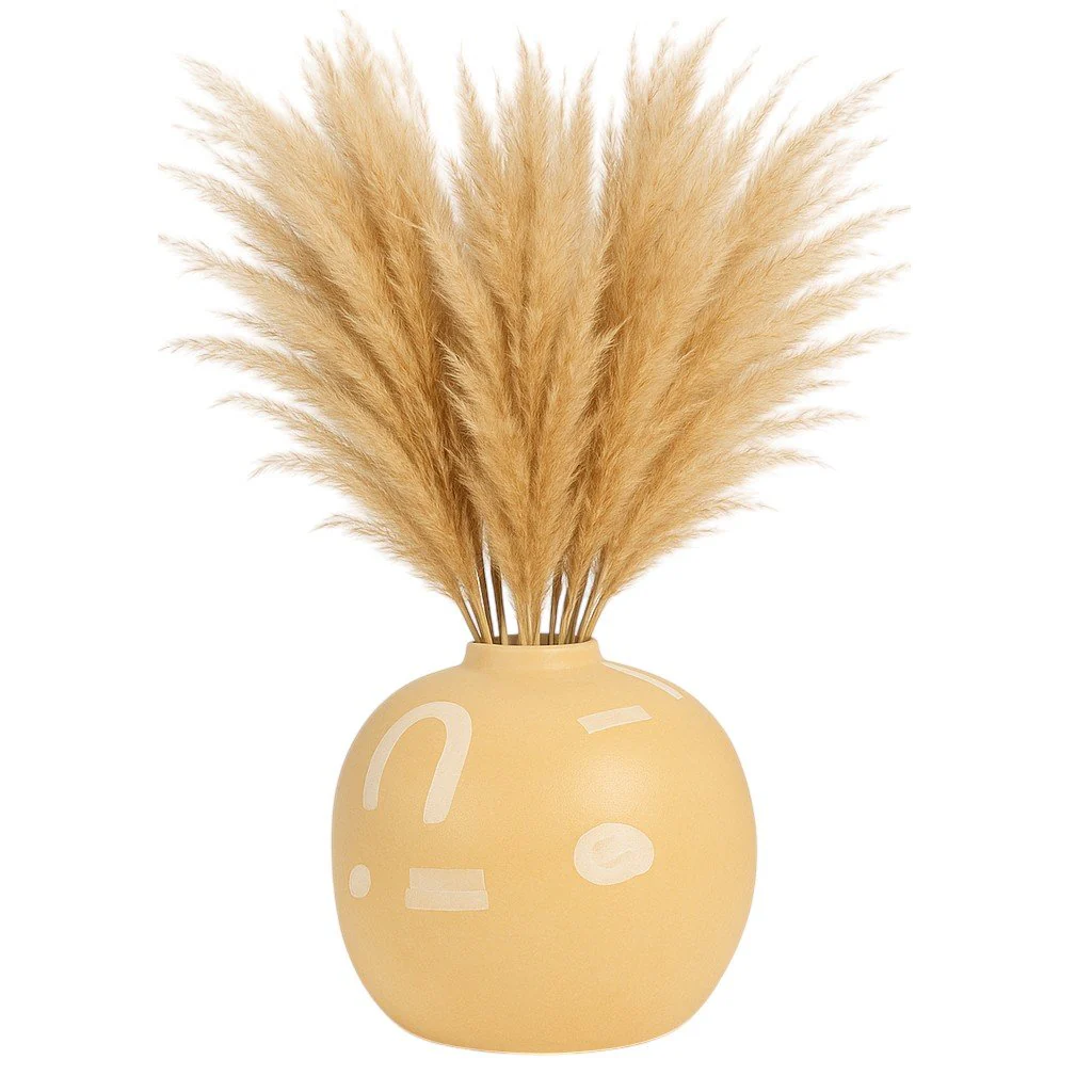 9" Aztec Vase, Mustard - Image 2