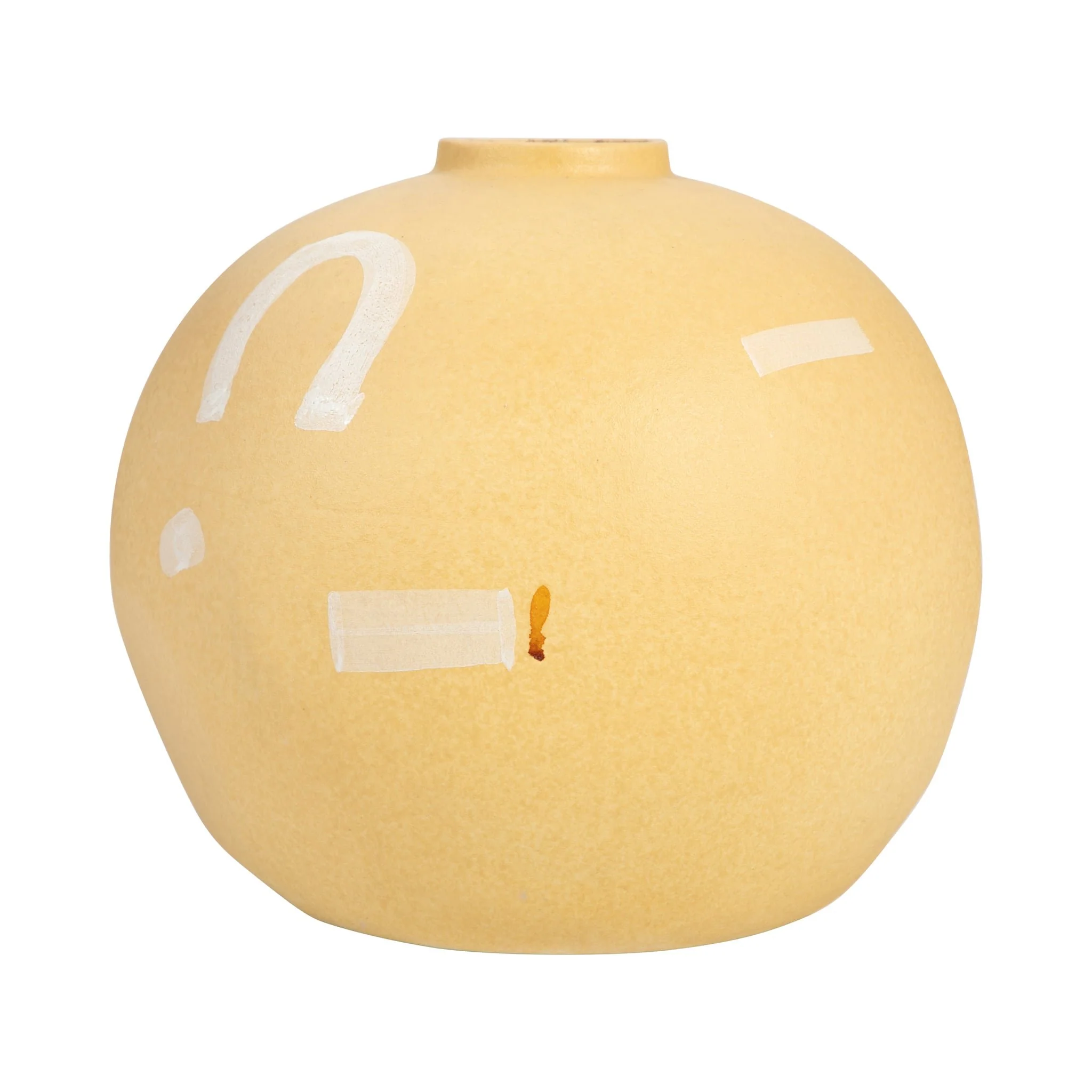 9" Aztec Vase, Mustard - Image 5