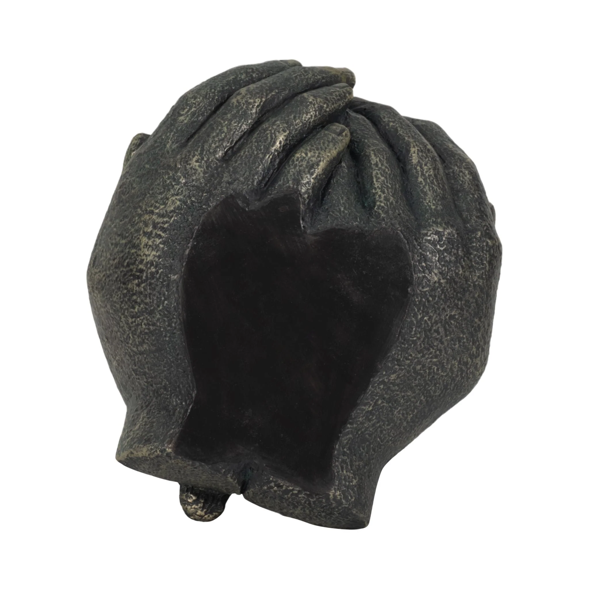 9" Giving Hands Birdfeeder, Bronze - Image 8