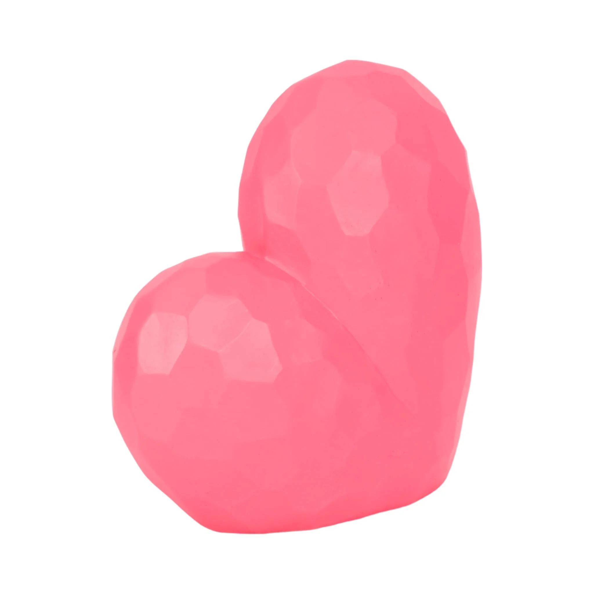 9" Heart Decor, Pink - Image 2