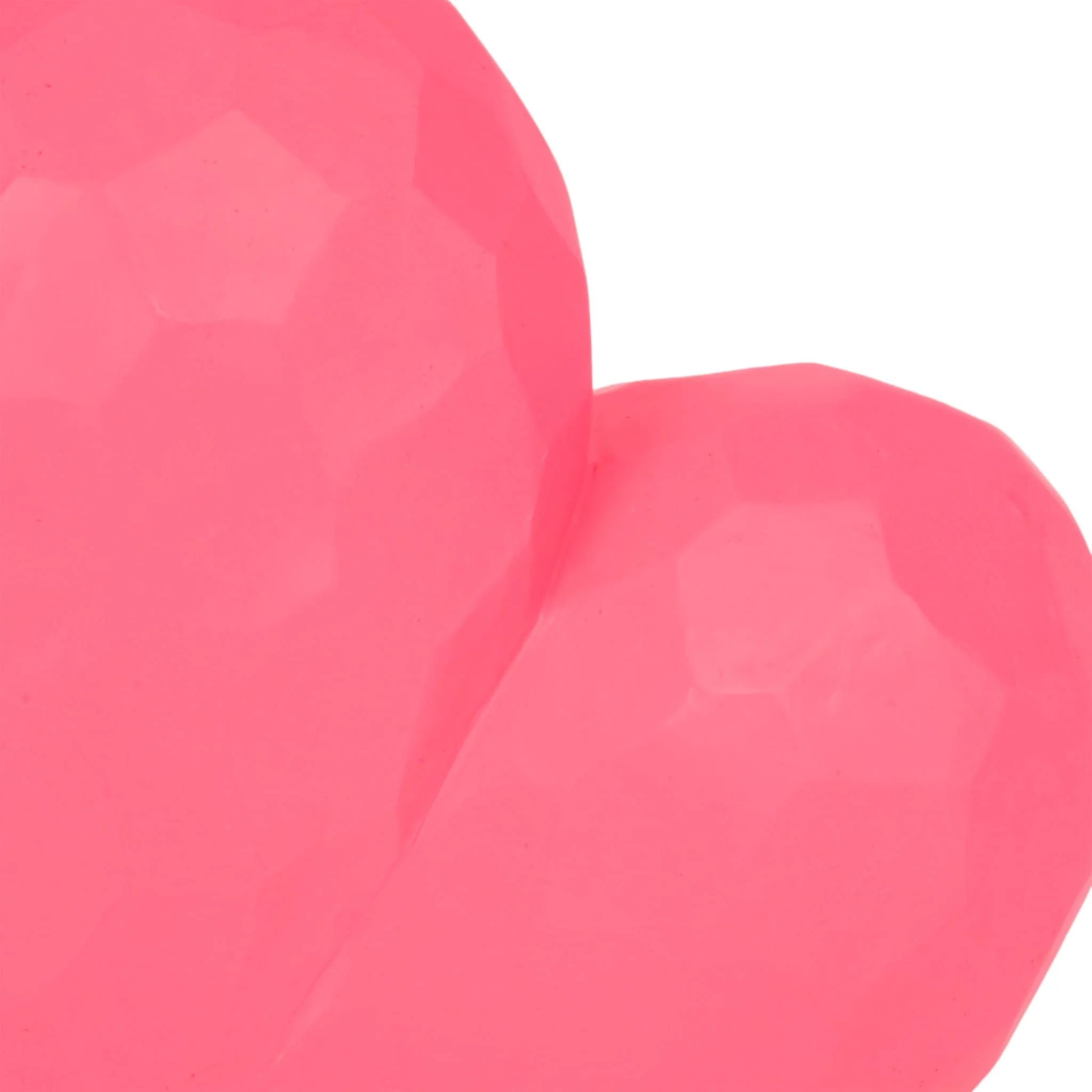 9" Heart Decor, Pink - Image 5