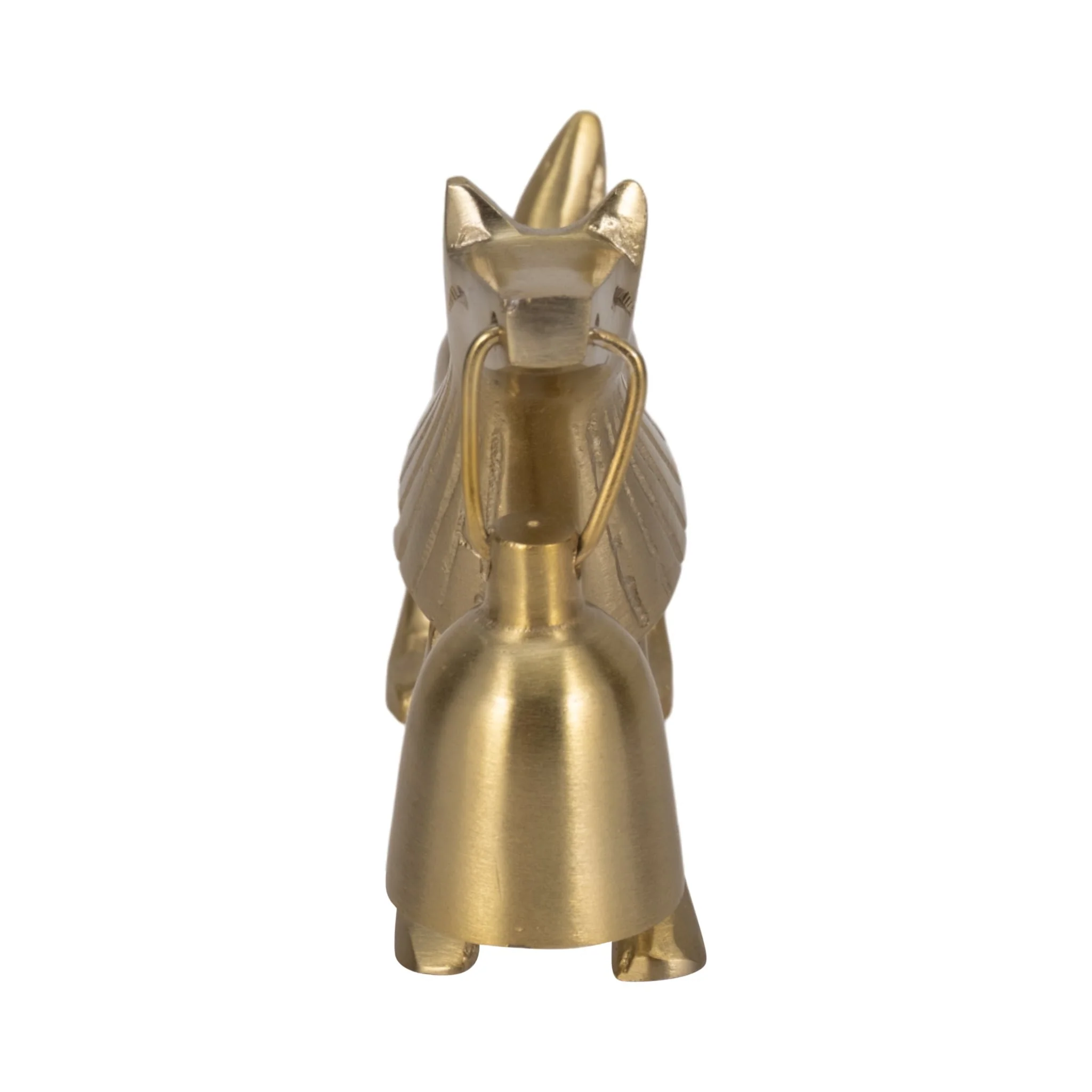 9" Lion Candle Snuffer, Gold - Image 3