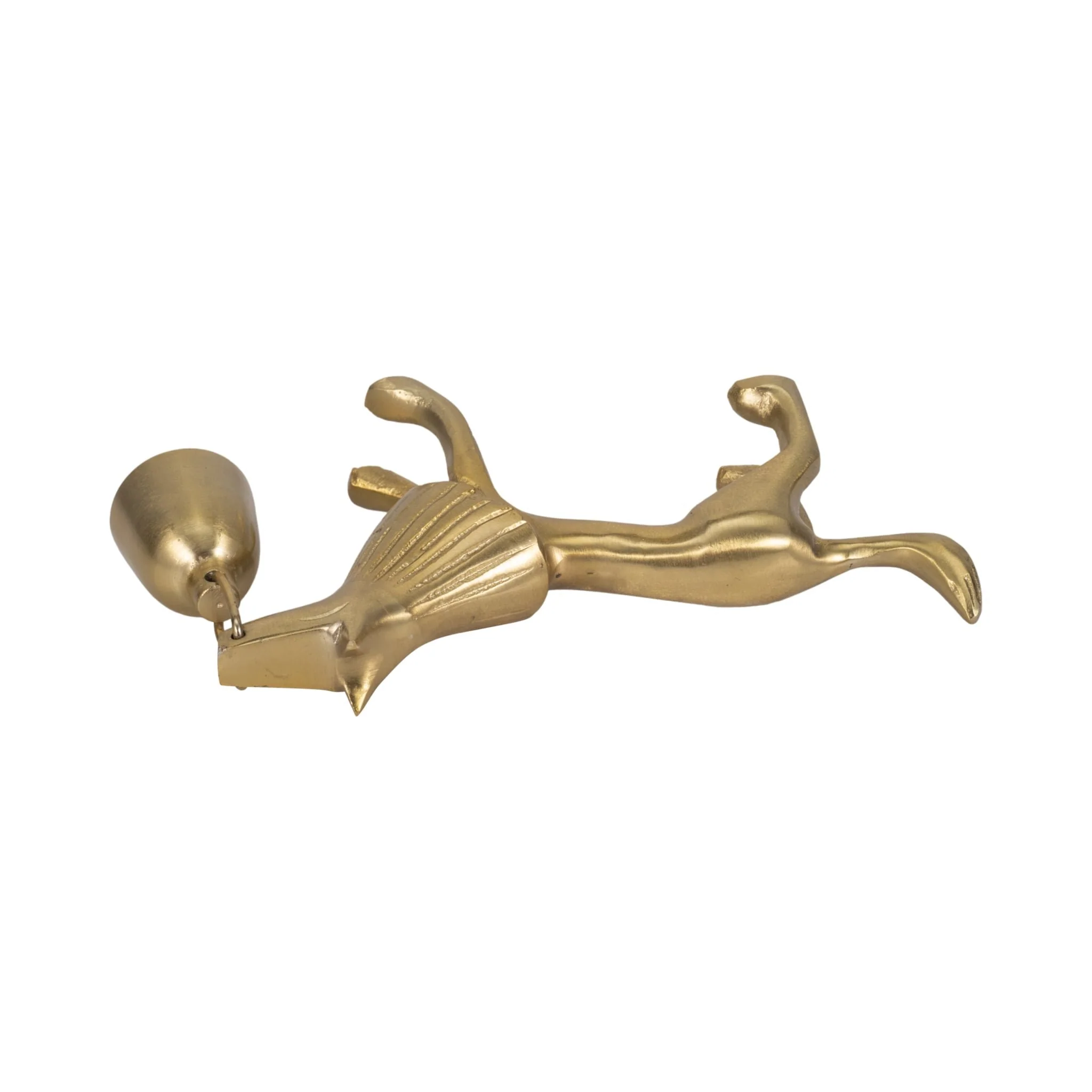 9" Lion Candle Snuffer, Gold - Image 6
