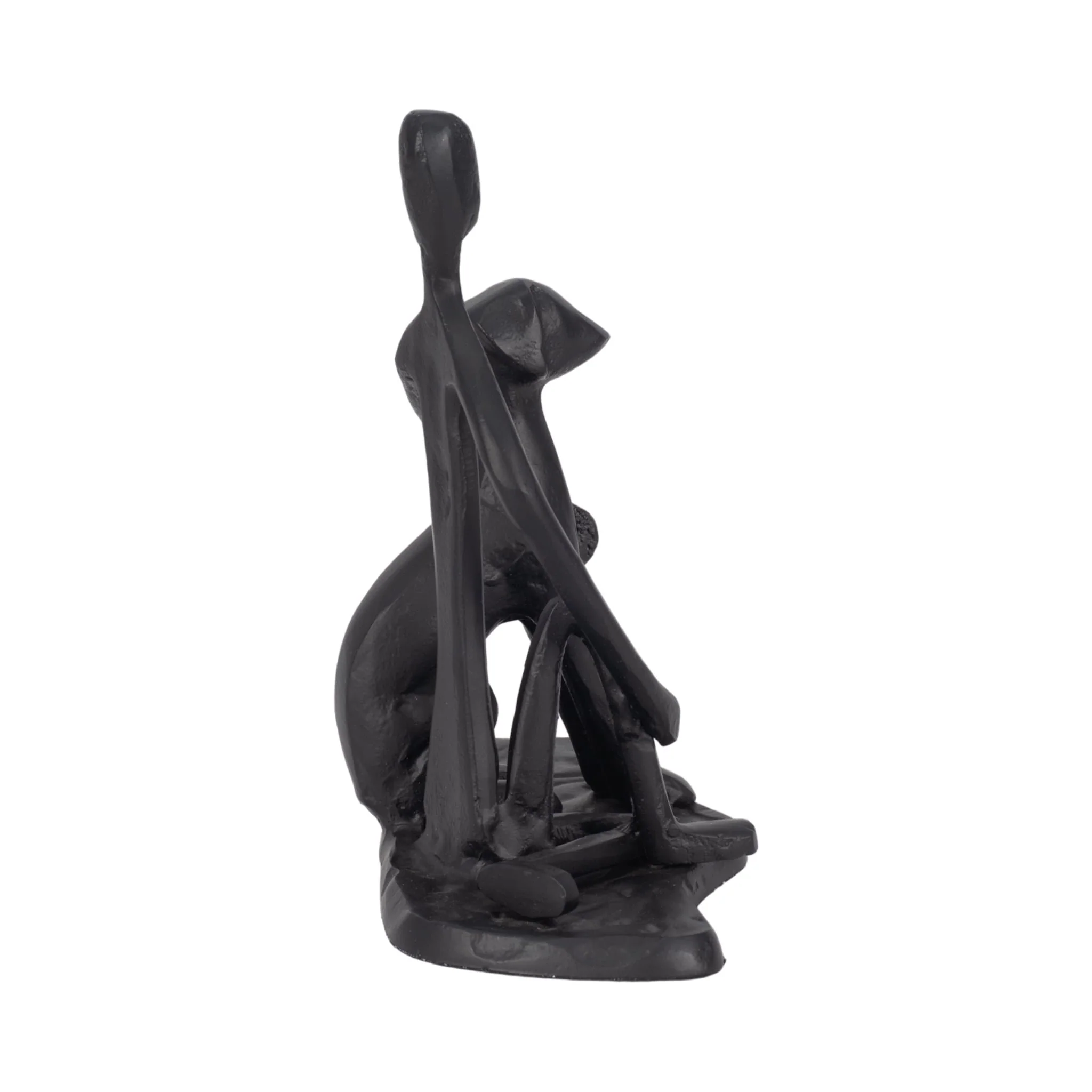9" Mans Best Friend Sculpture, Black - Image 3