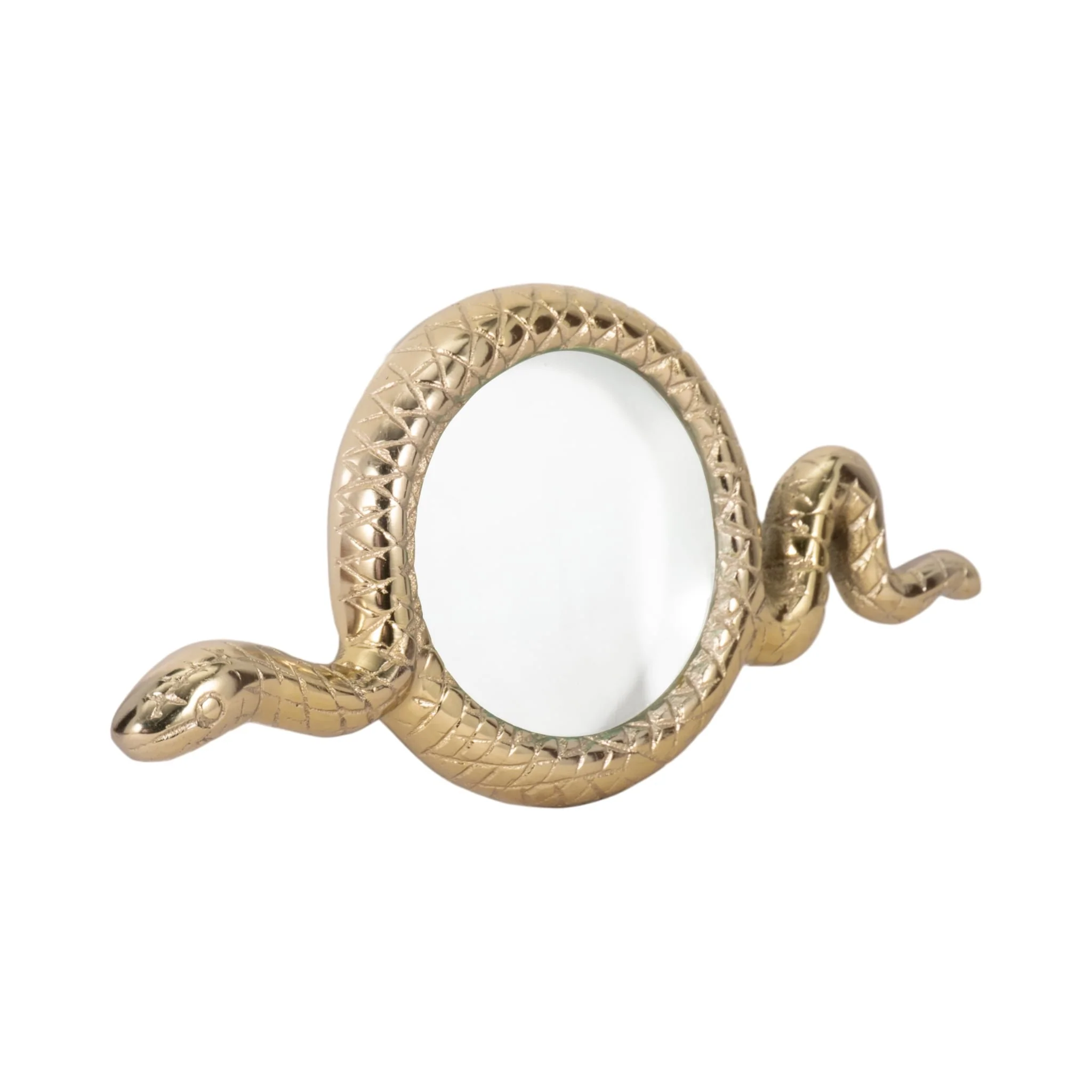 9" Snake Magnifying Glass, Gold - Image 3