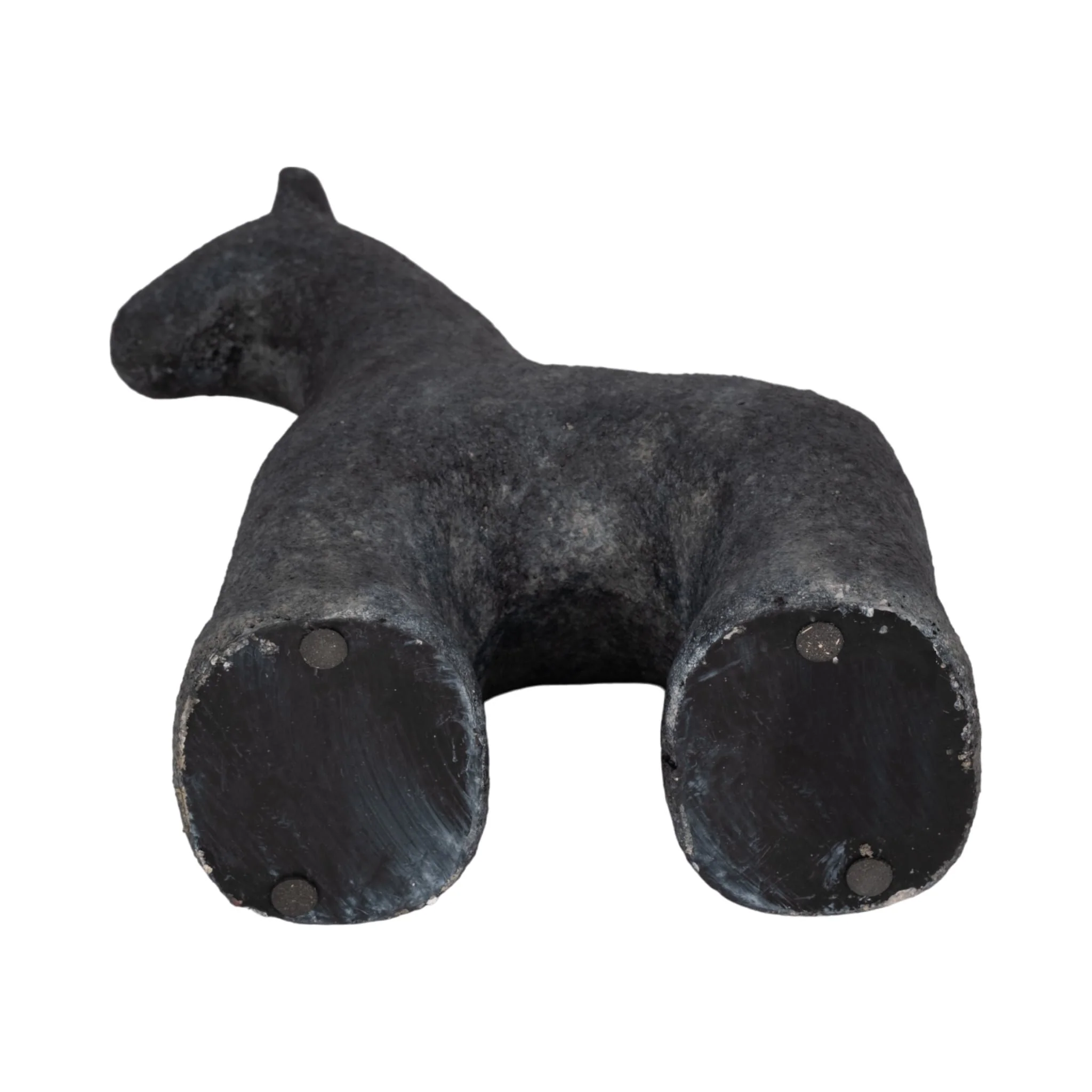 9" Textured Horse, Black - Image 7