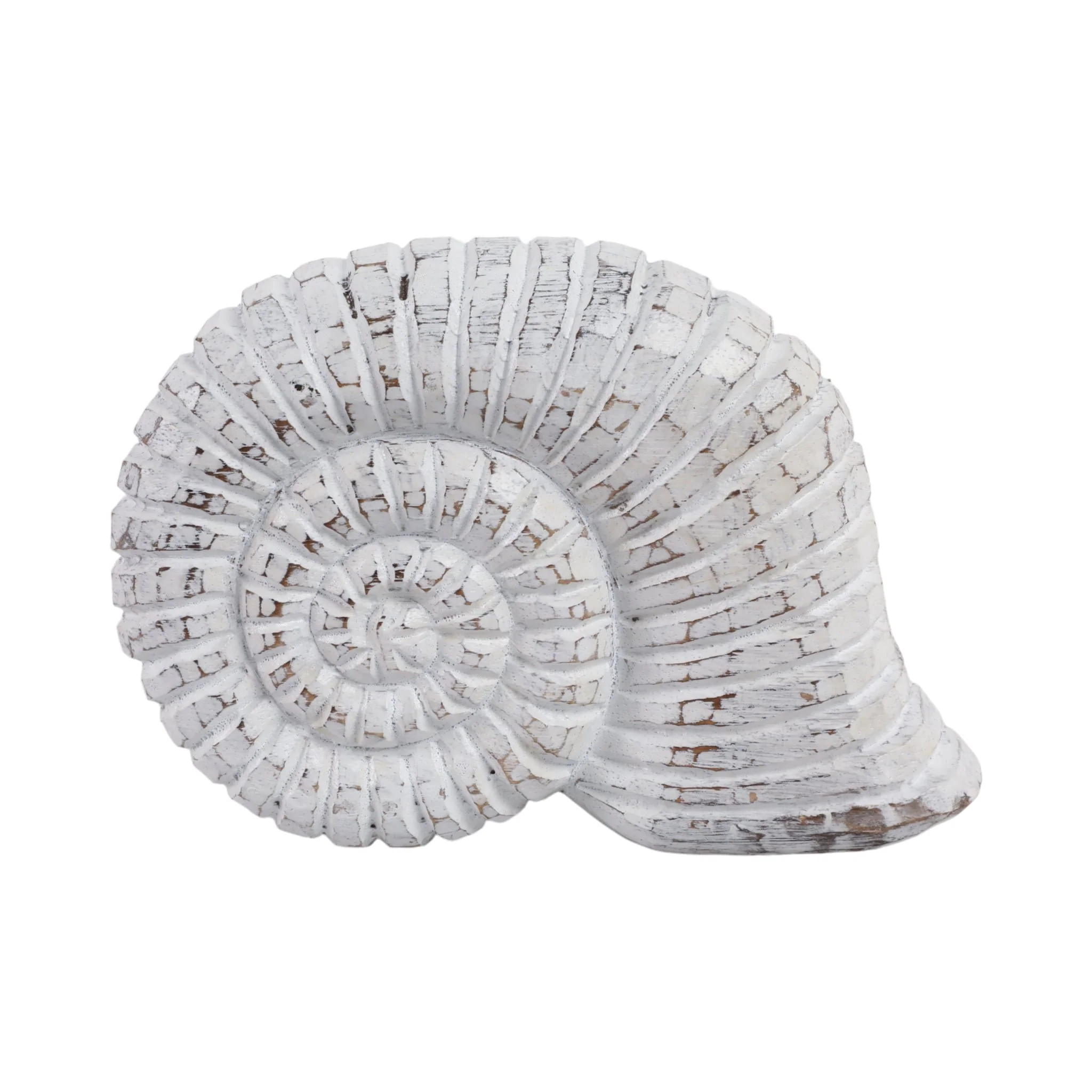 9" Wooden Snail Decor, Wht - Image 4