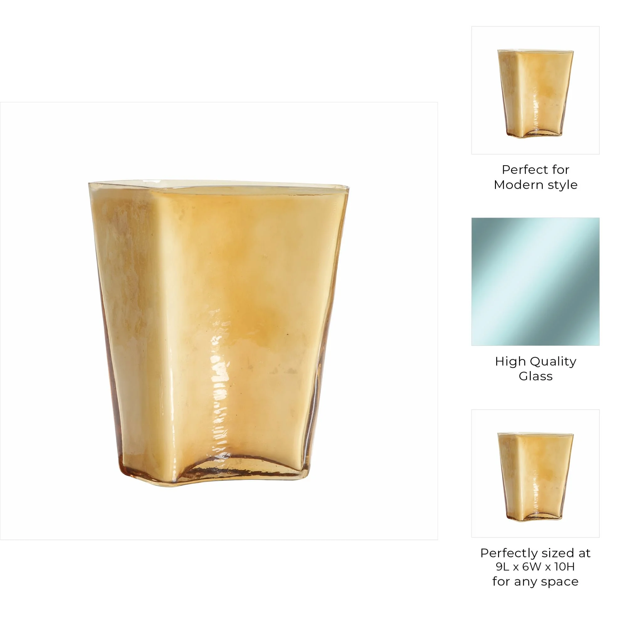 9x10" 97 Oz Midnight Amber Scented Candle, Amber - Image 8