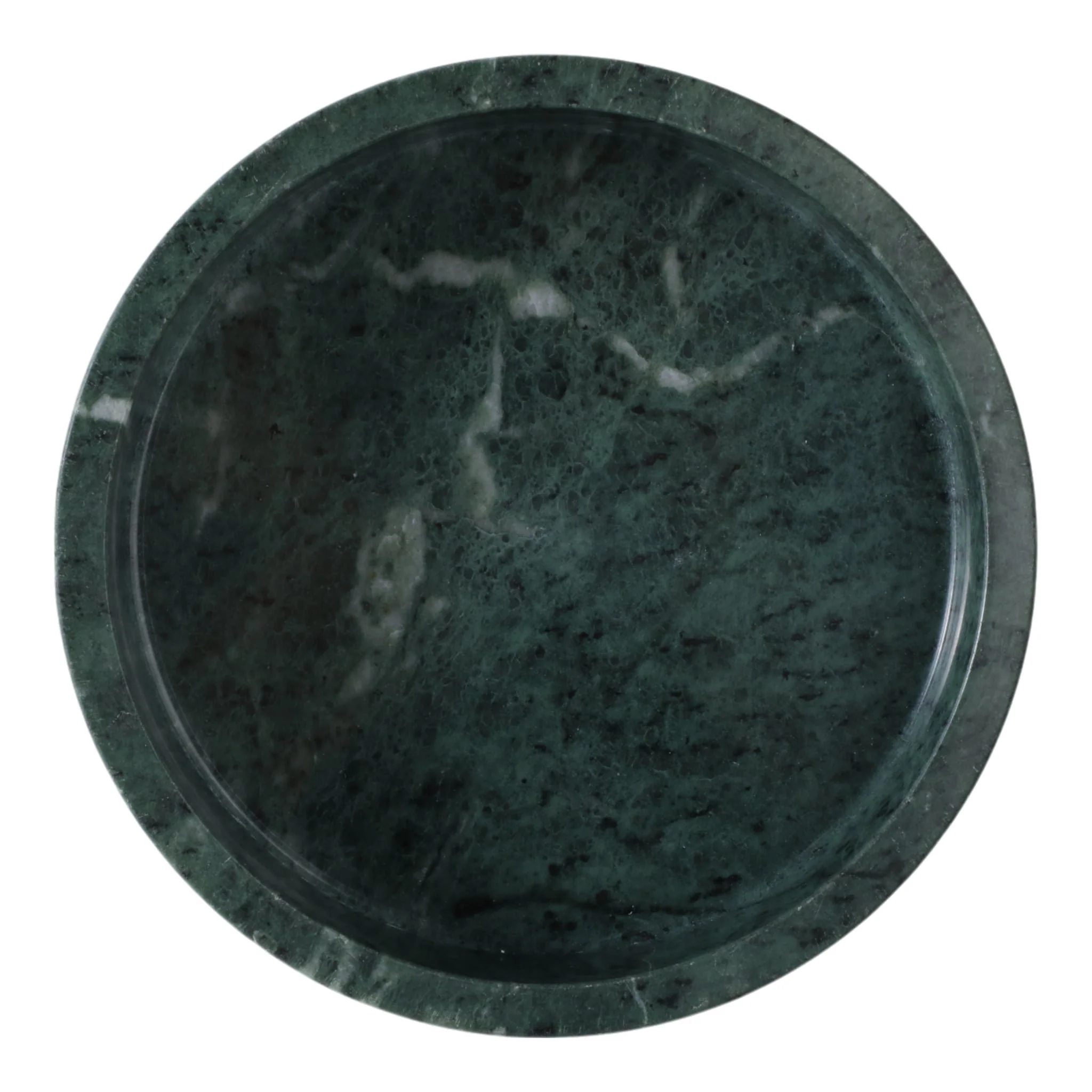 9x6" Marble Bowl On 3 Feet, Green - Image 6