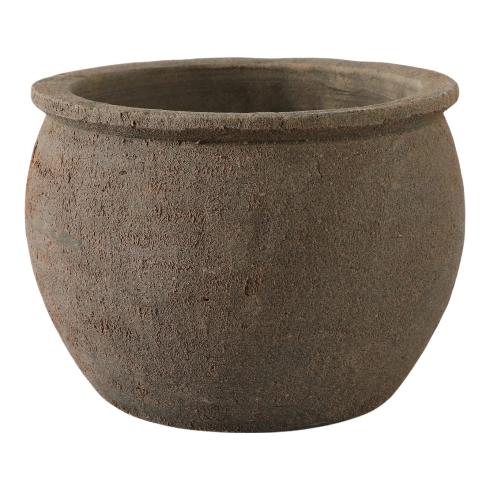 9x7" Traditional Pot Planter, Dark Brown - Image 4