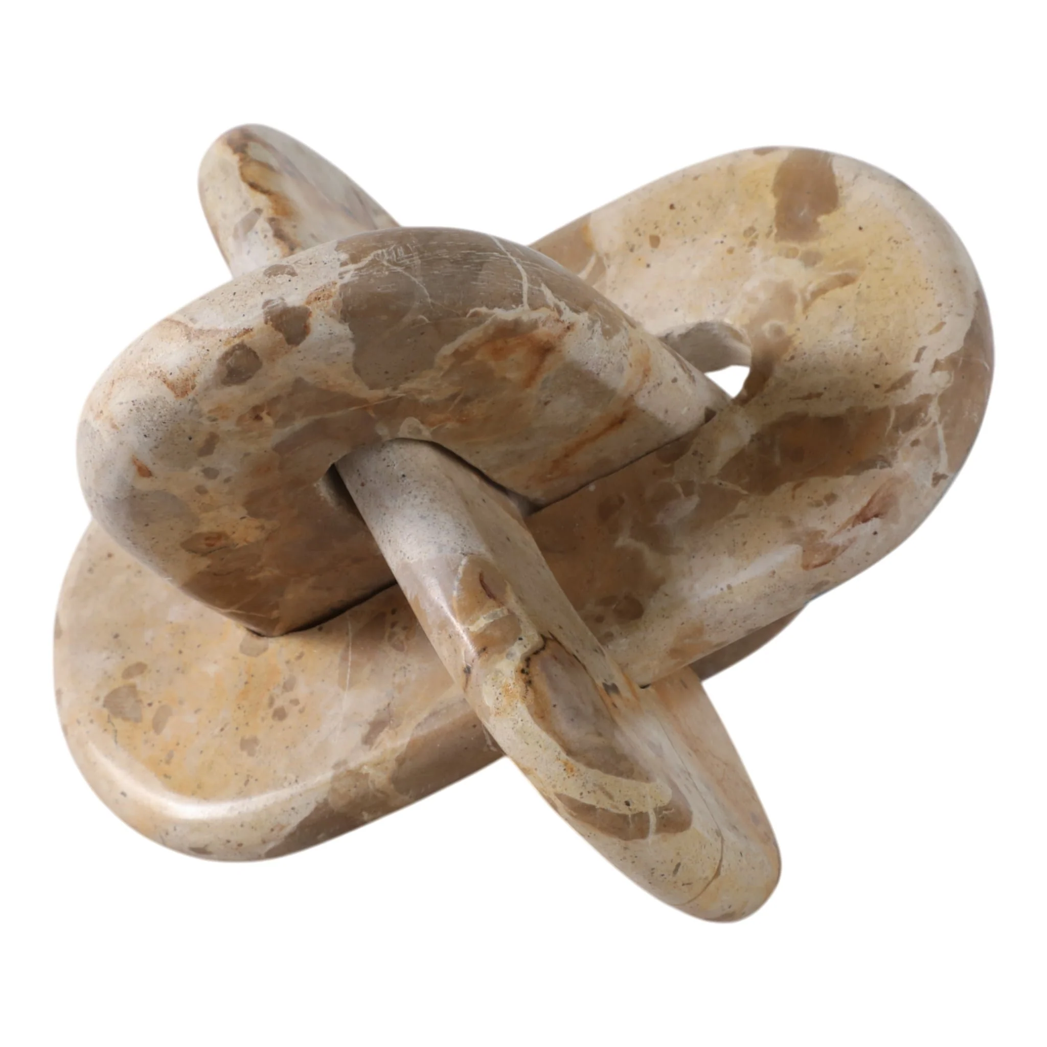 9x9" Rounded Marble Knot, Light Leopard - Image 2