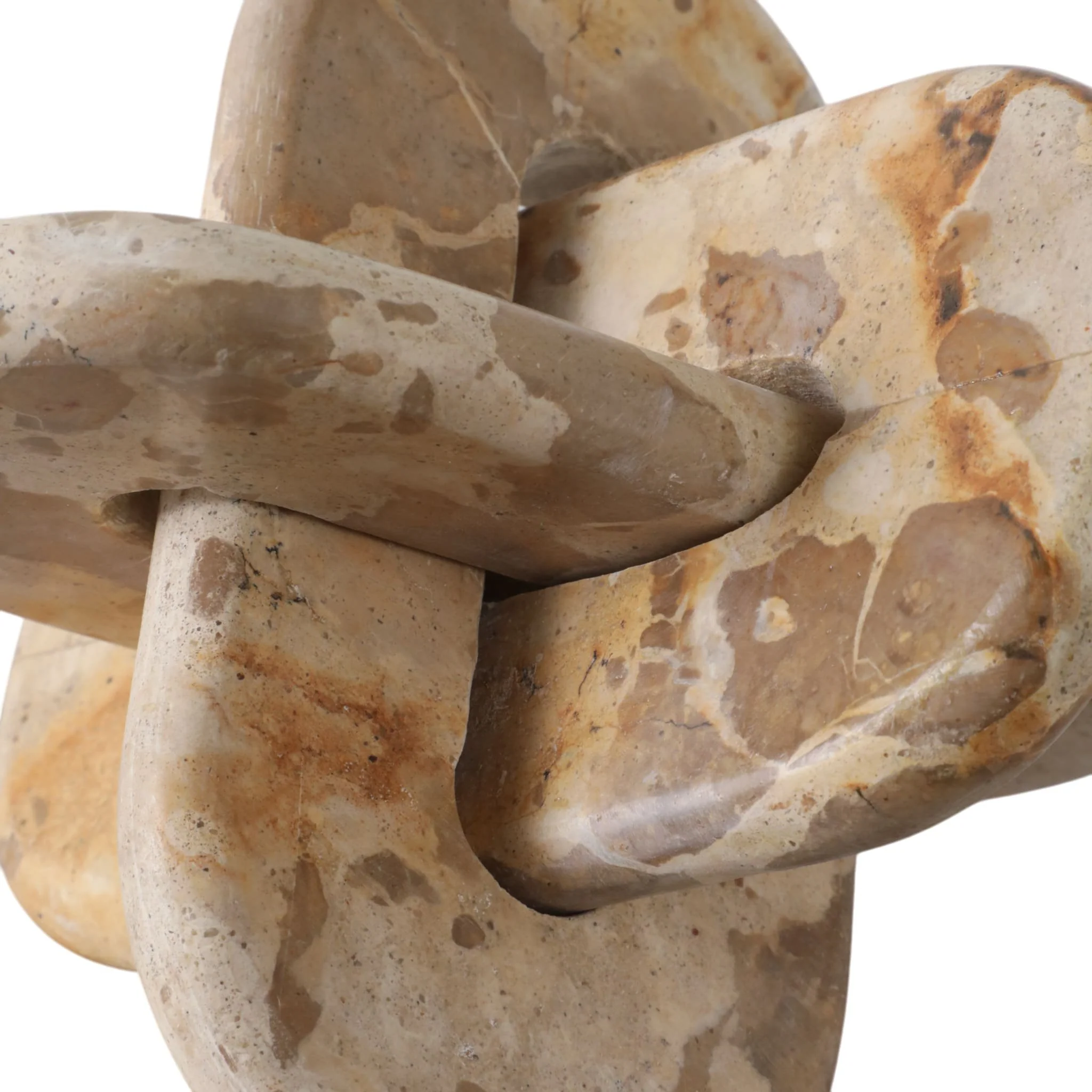 9x9" Rounded Marble Knot, Light Leopard - Image 5