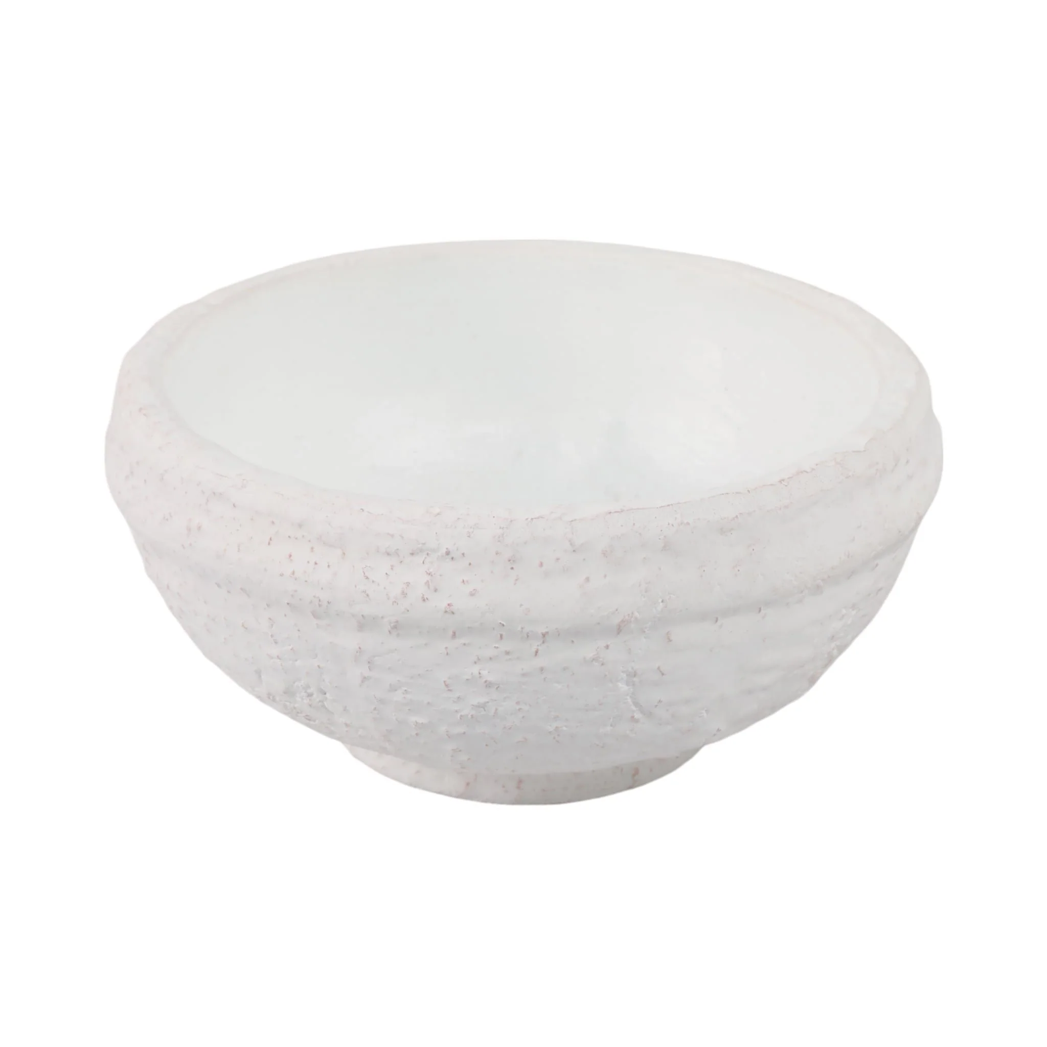 9x9" Textured Bowl, White - Image 4