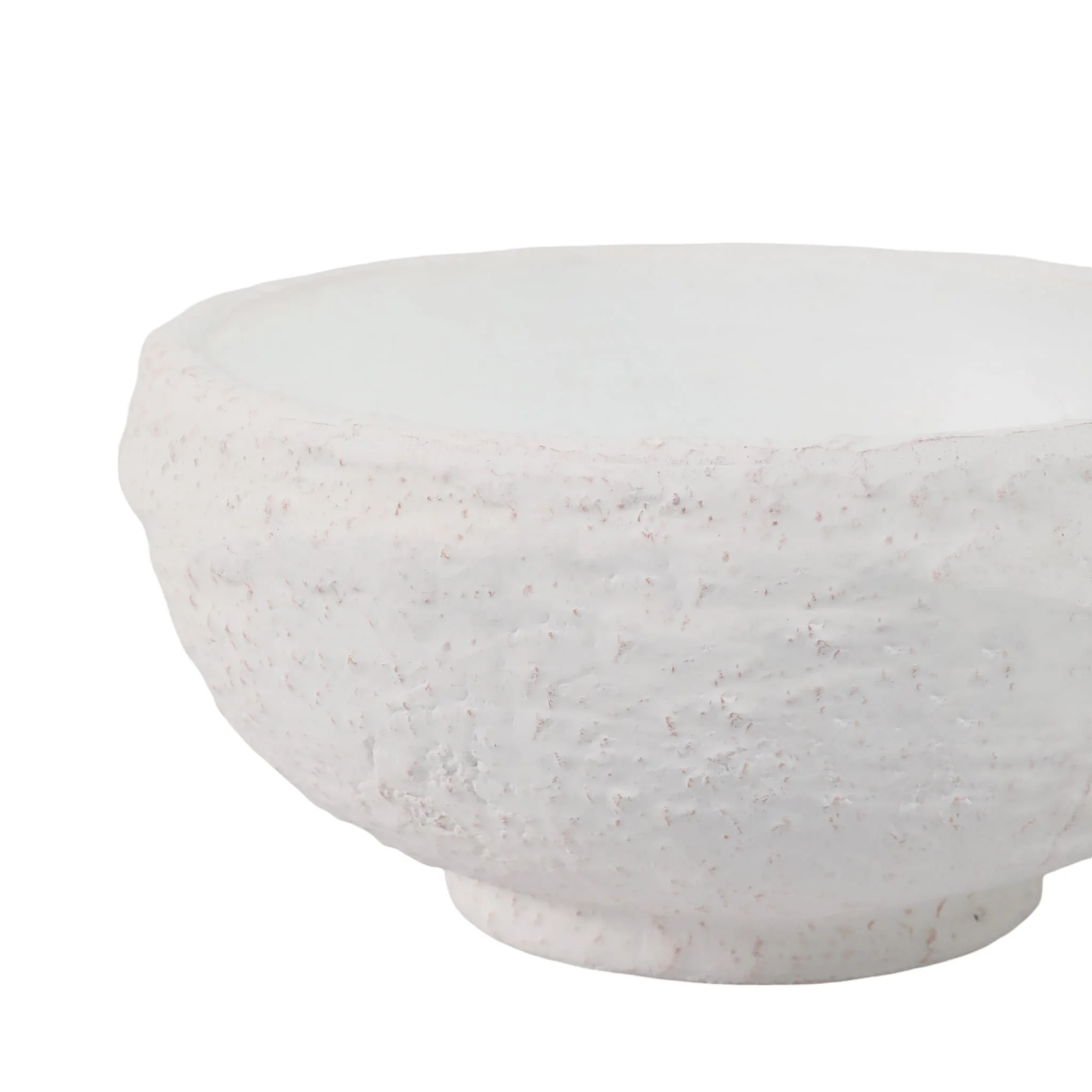 9x9" Textured Bowl, White - Image 5