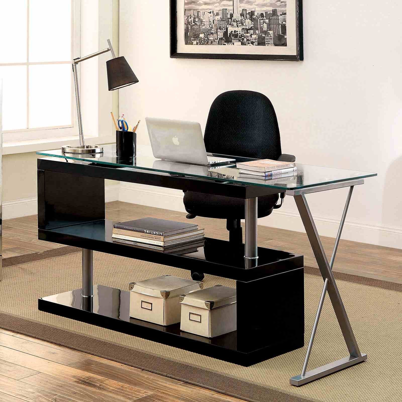 Acke Computer Desk, Black - Image 2