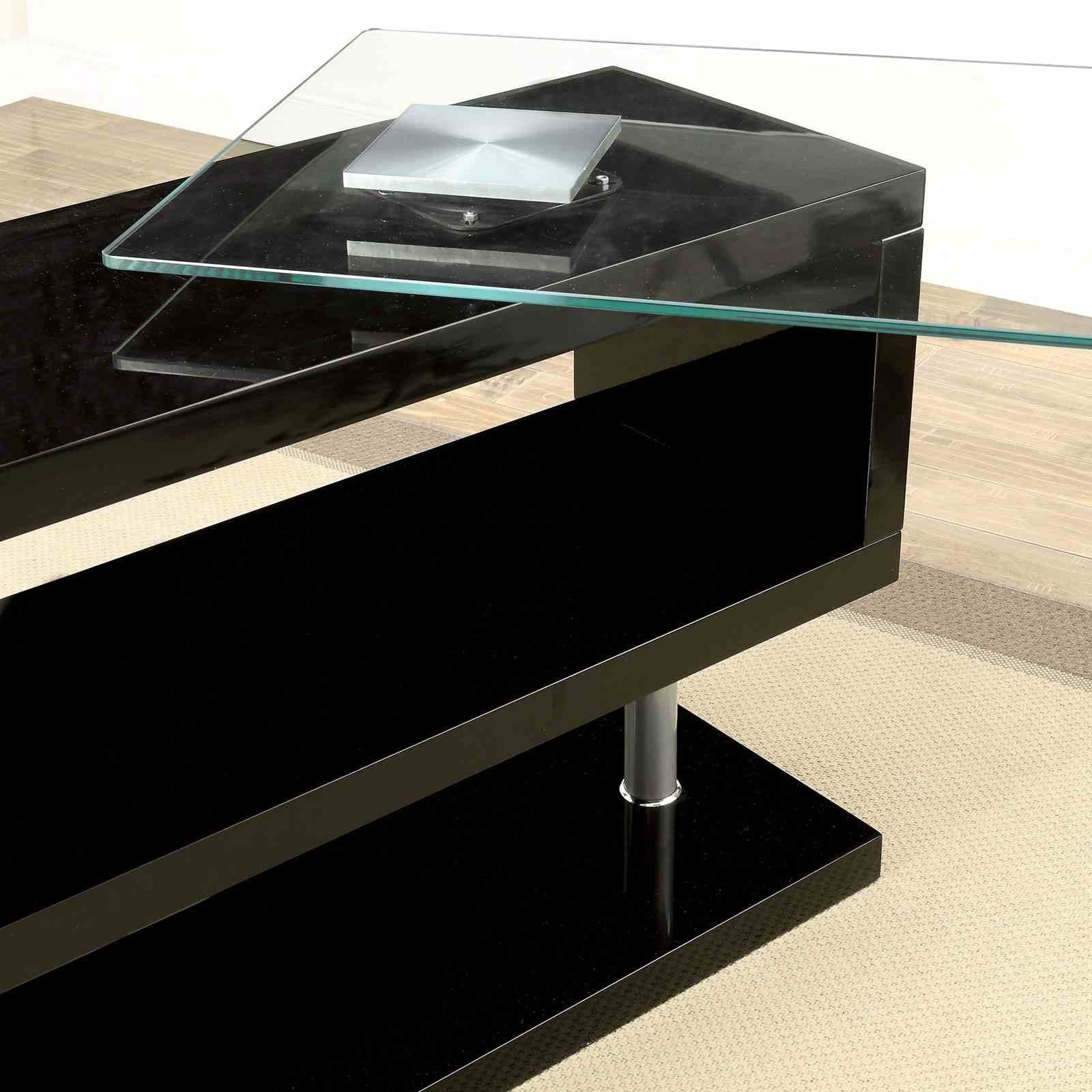 Acke Computer Desk, Black - Image 3
