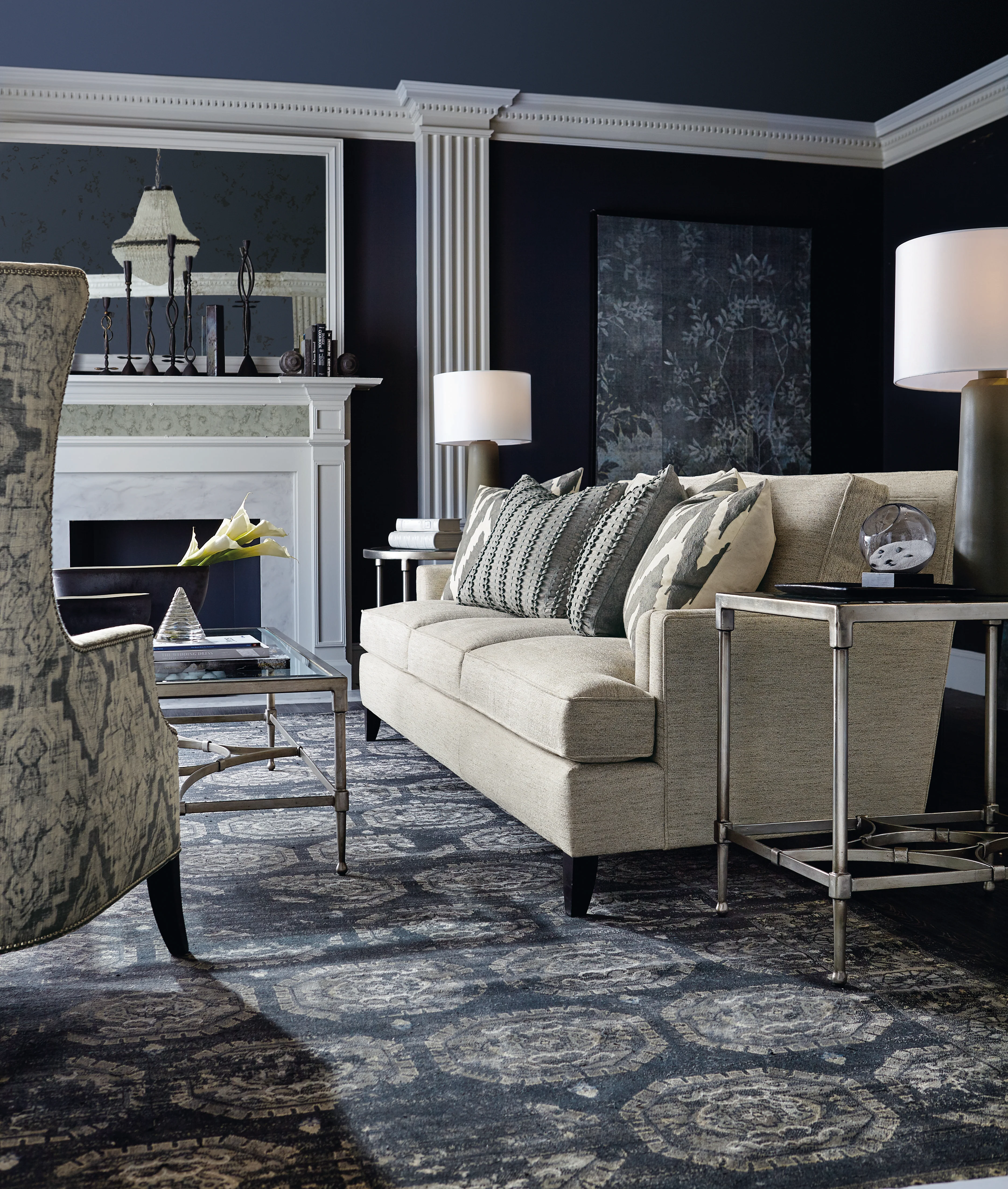 Addison Fabric Sofa - Image 4