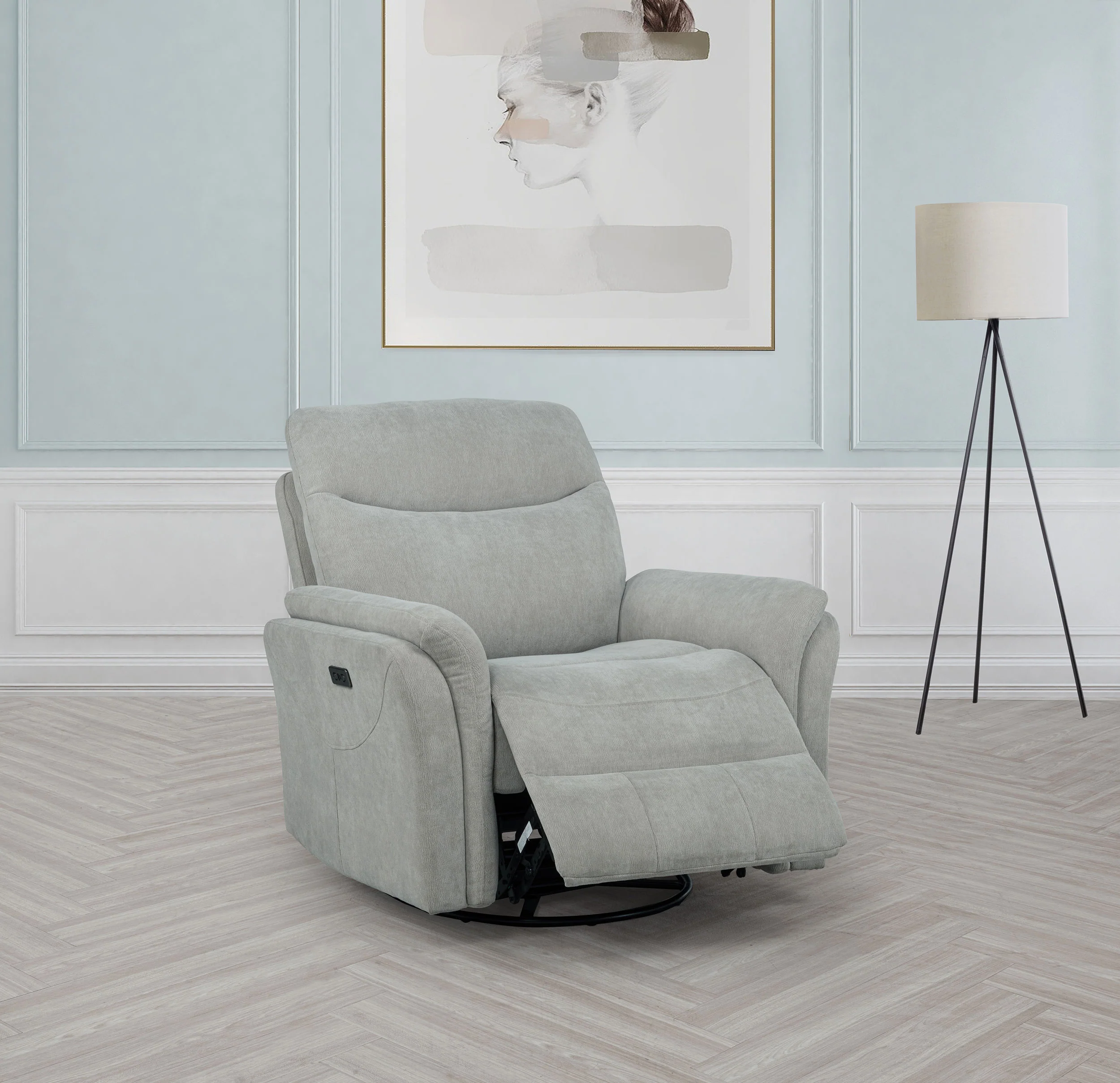 Adler Power Swivel Glider Recliner - Image 3