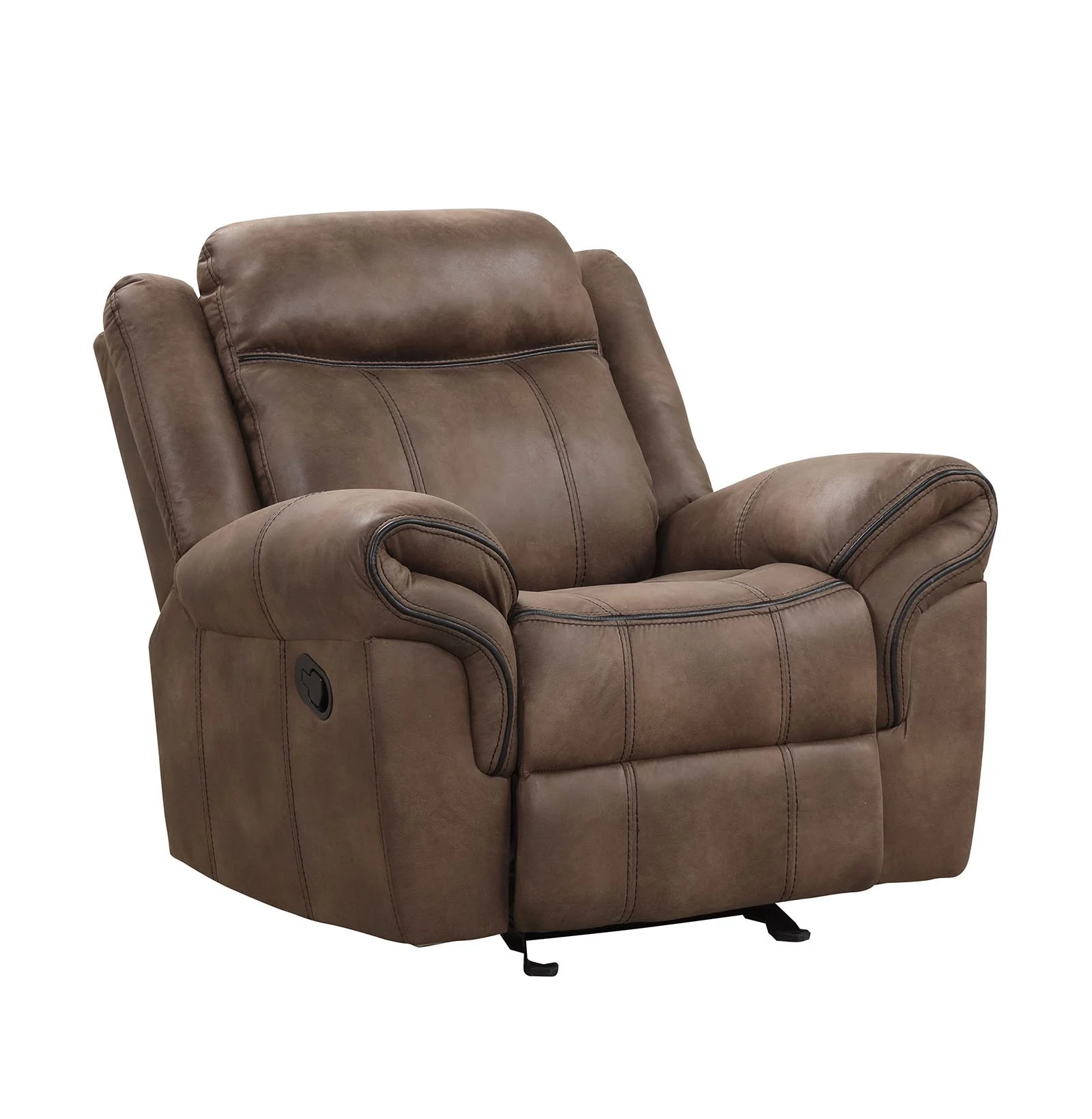 Agata Glider Recliner, Brown - Image 3