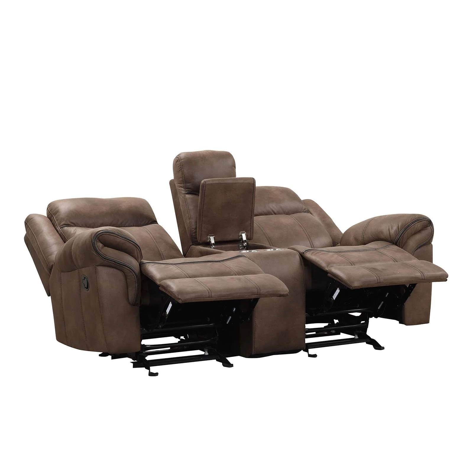 Agata Loveseat, Brown - Image 4