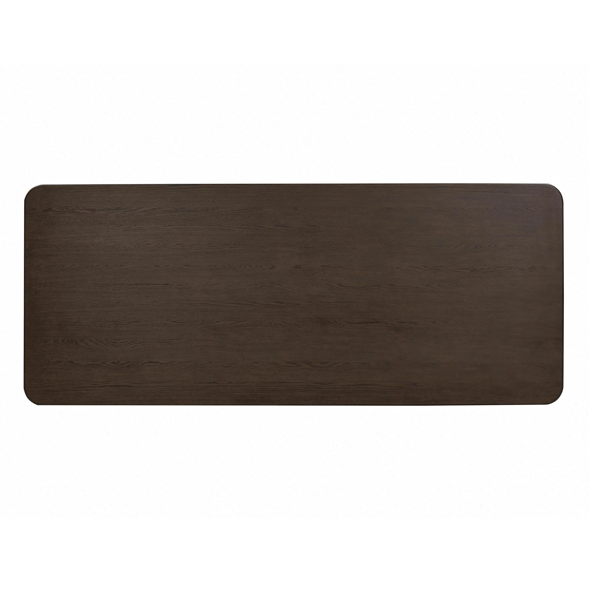 Akola Dark Brown Oak Dining Table - Image 5