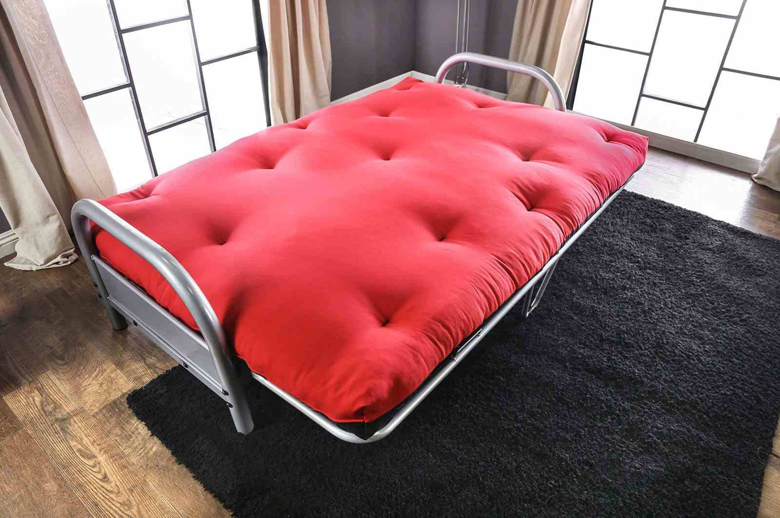 Aksel Futon Mattress, Black/Red - Image 2