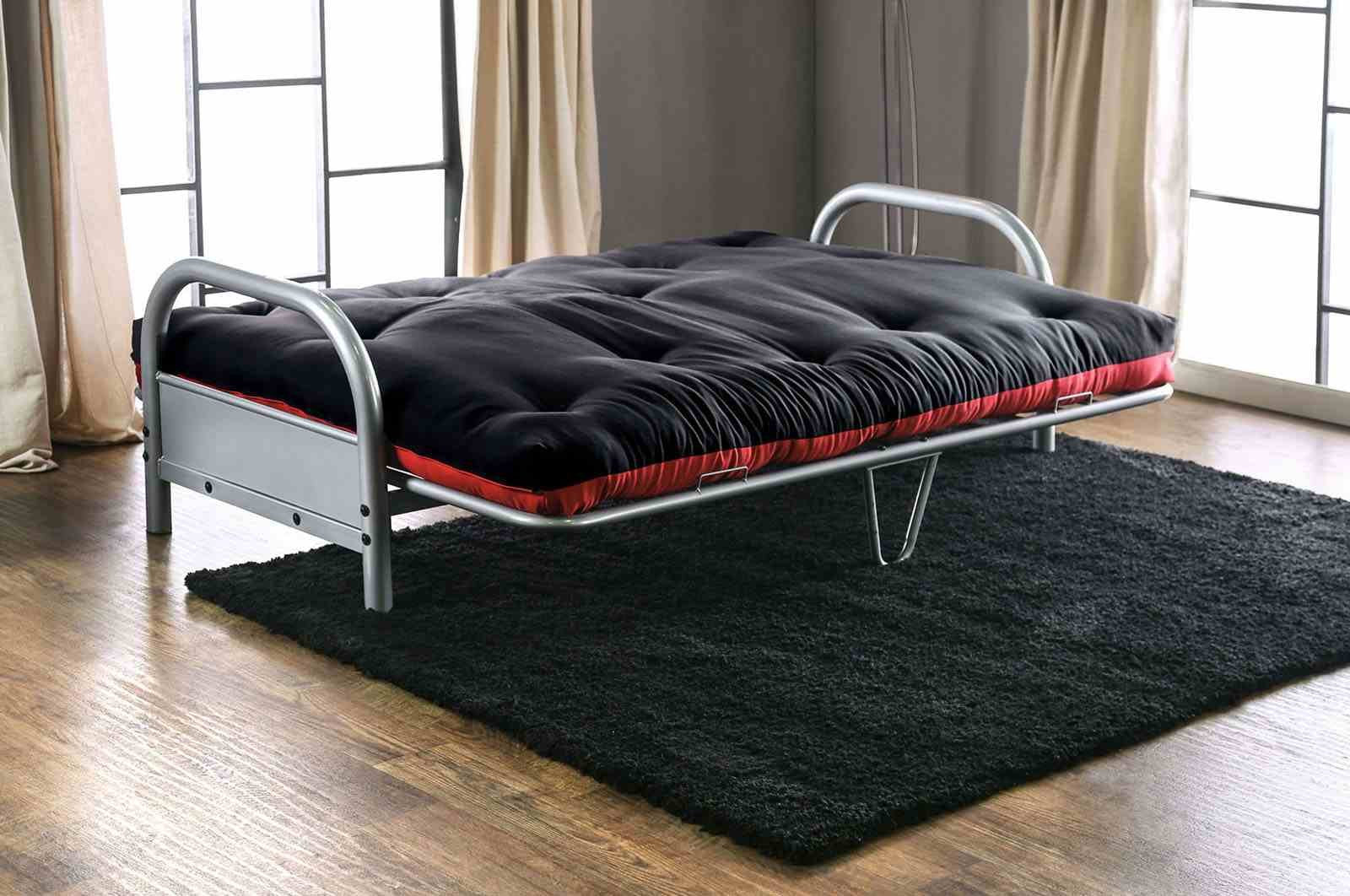 Aksel Futon Mattress, Black/Red - Image 3