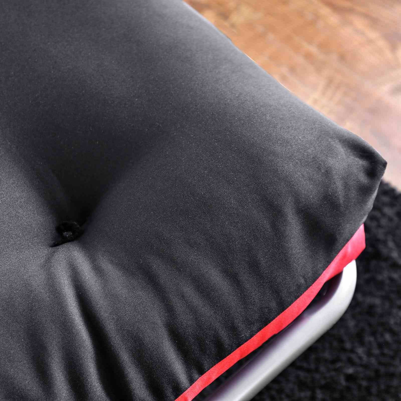 Aksel Futon Mattress, Black/Red - Image 5