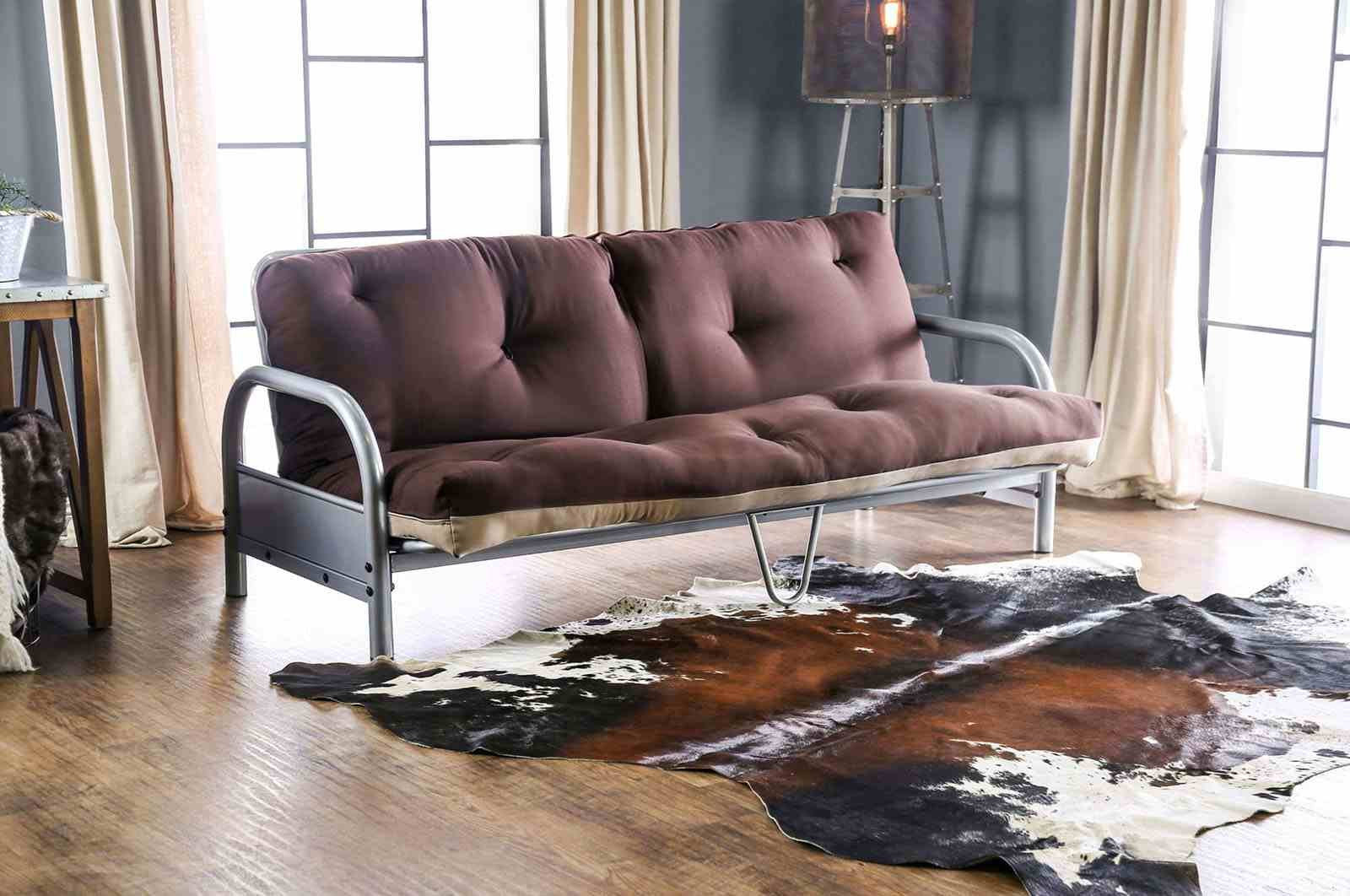 Aksel Futon Mattress, Khaki/Brown - Image 3