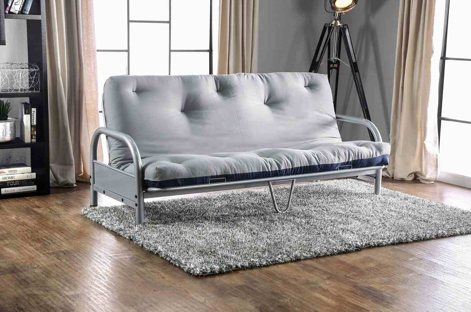 Aksel Futon Mattress, Navy/Gray - Image 3