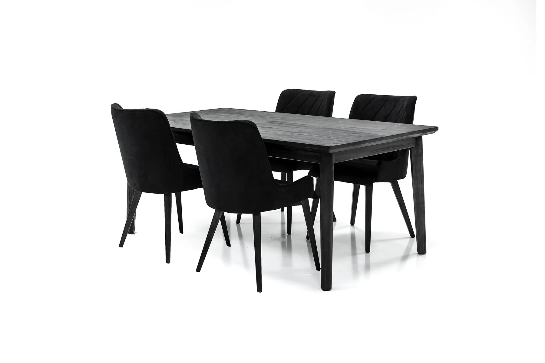 Alana Charcoal Upholstered Dining Chair - Set of 2 - Image 7