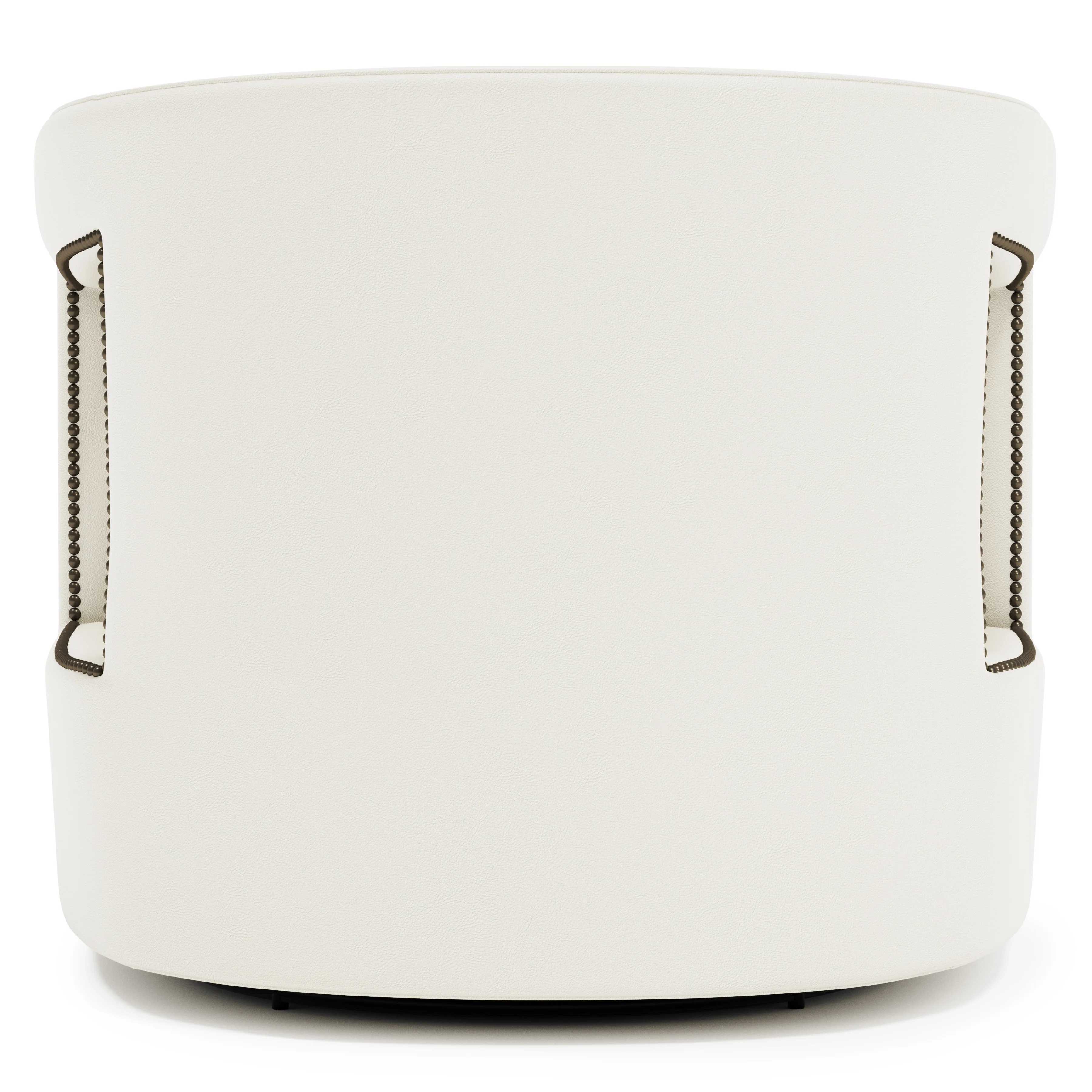 Alana Leather Swivel Chair - Image 4