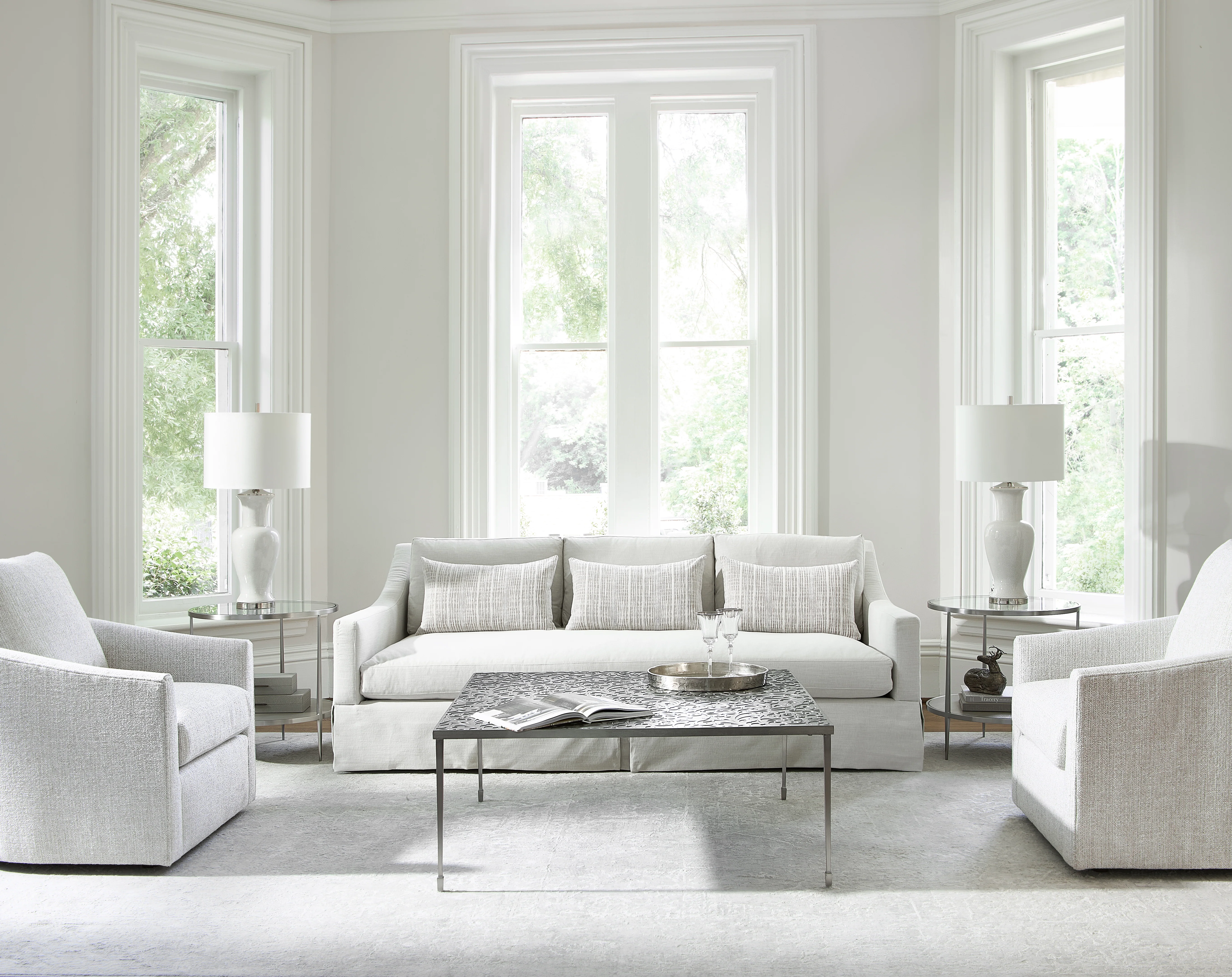 Albion Fabric Sofa - Image 8