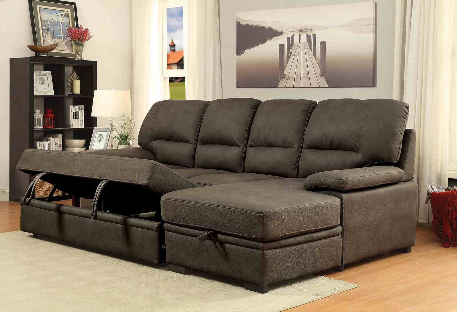 Alcester Sectional w/ Sleeper, Ash Brown - Image 6