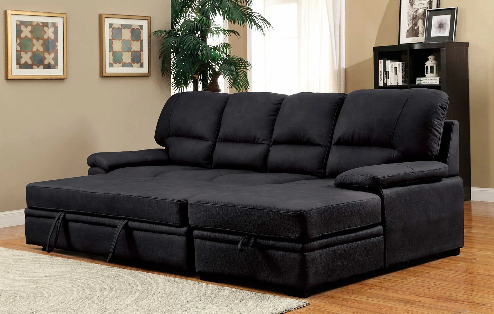 Alcester Sectional w/ Sleeper, Graphite - Image 2