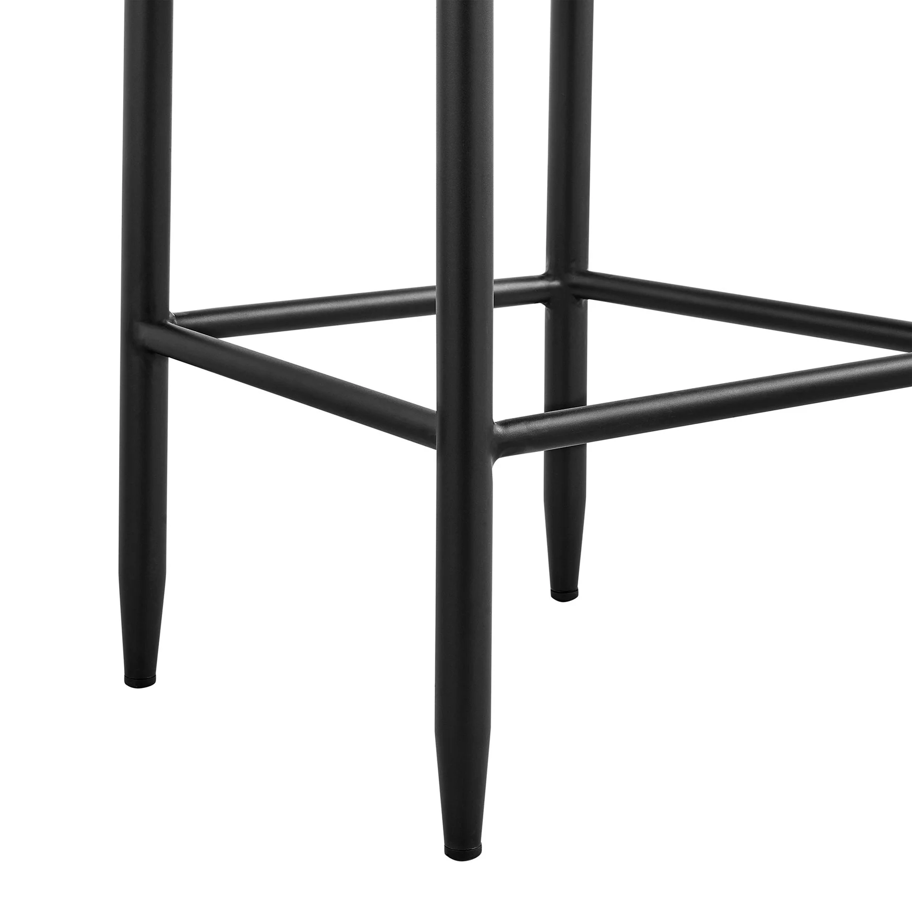 Alegria Outdoor Patio Bar Stool in Aluminum with Gray Rope and Cushions - Image 8