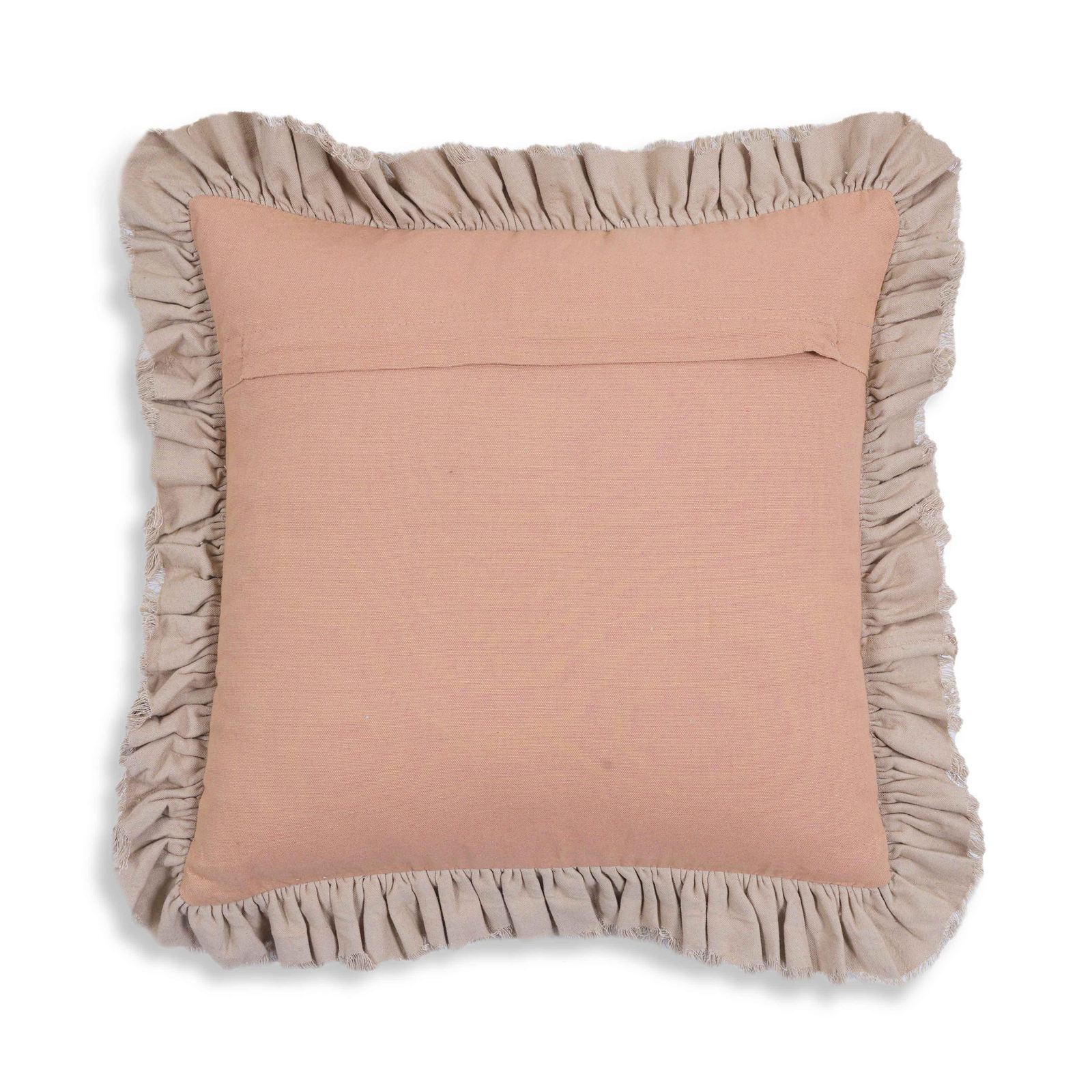 Alessia Distressed Pink Velvet Pillow - Image 3