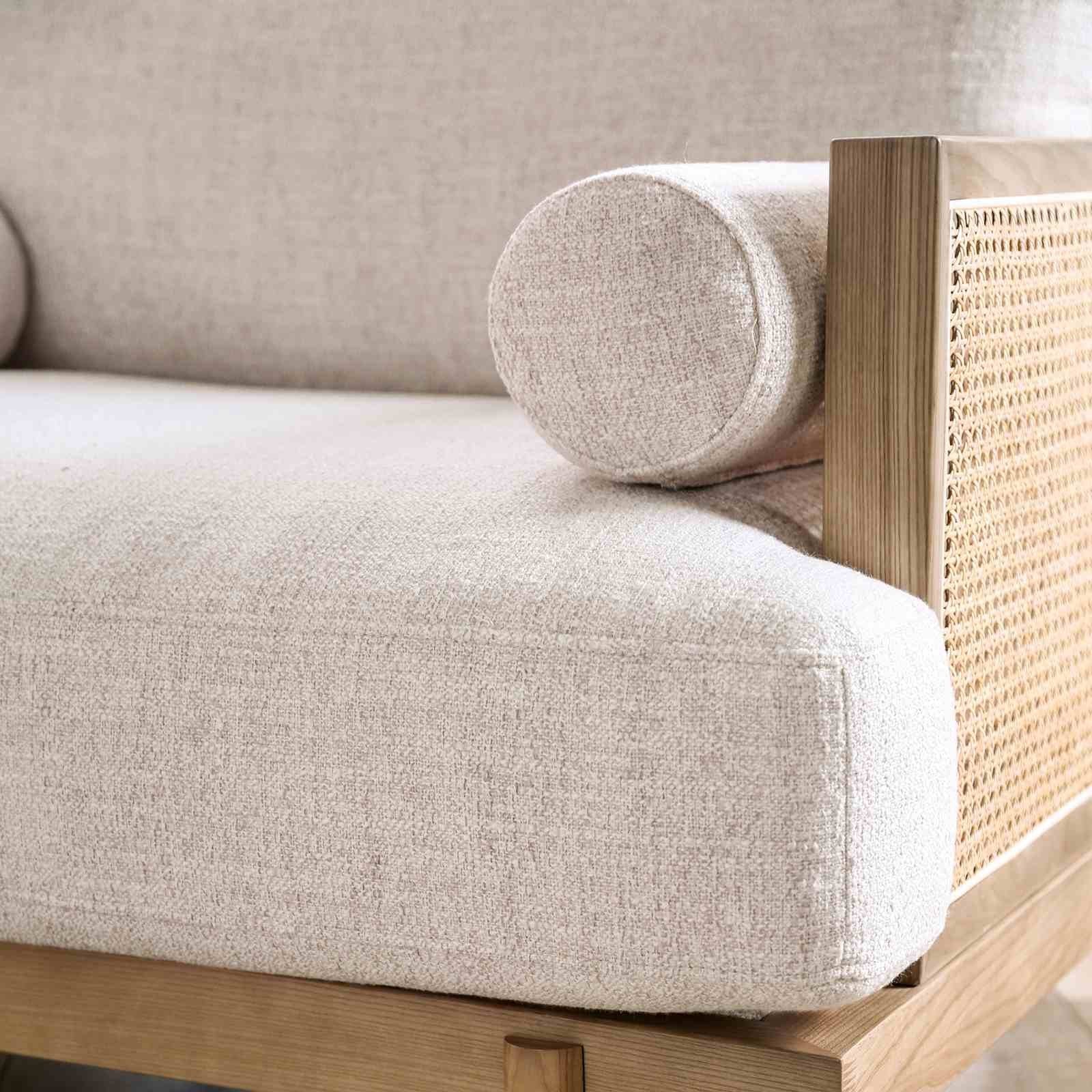 Alesund Sofa, Beige/Light Oak - Image 6