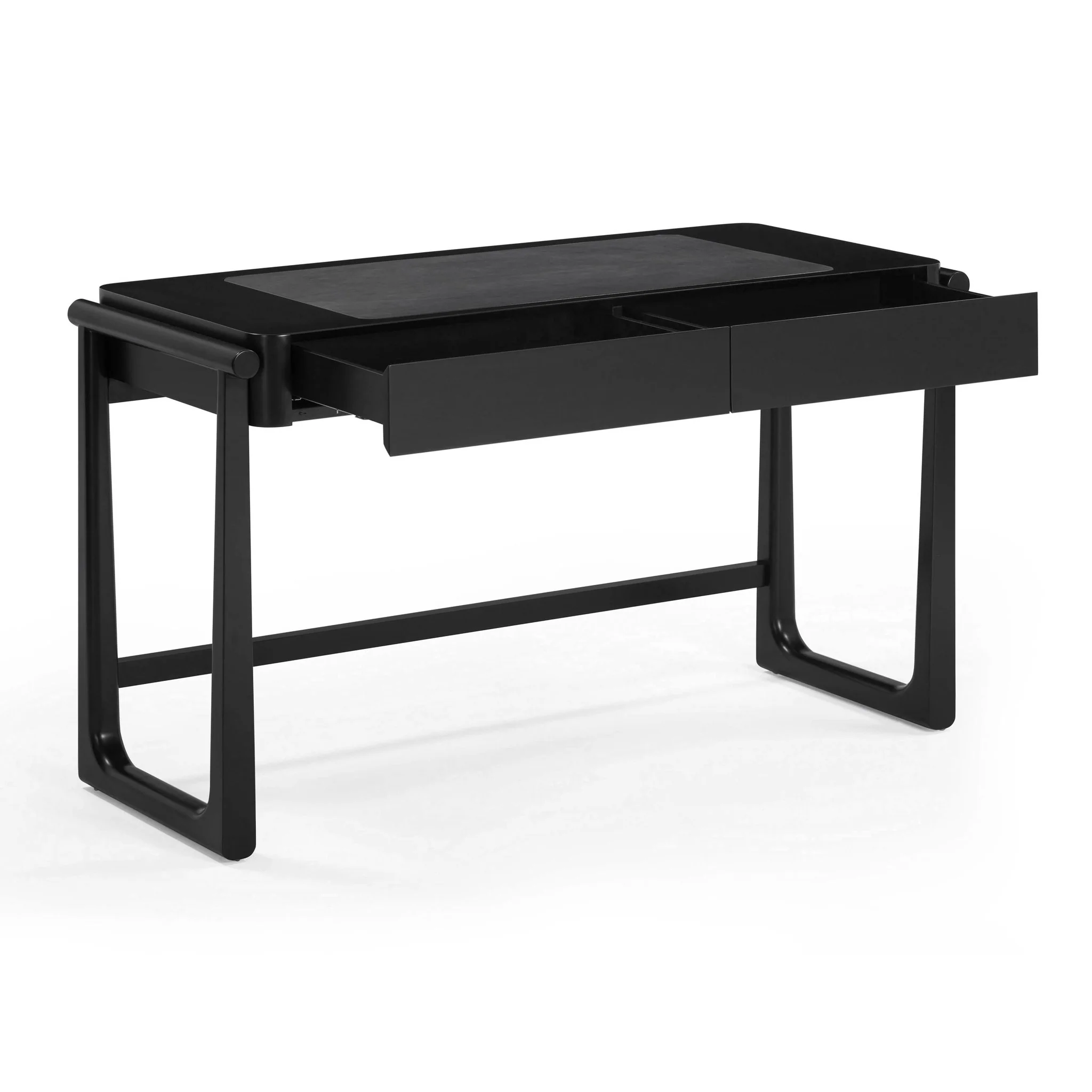 Alfalfa Black 2 Drawer Desk - Image 4
