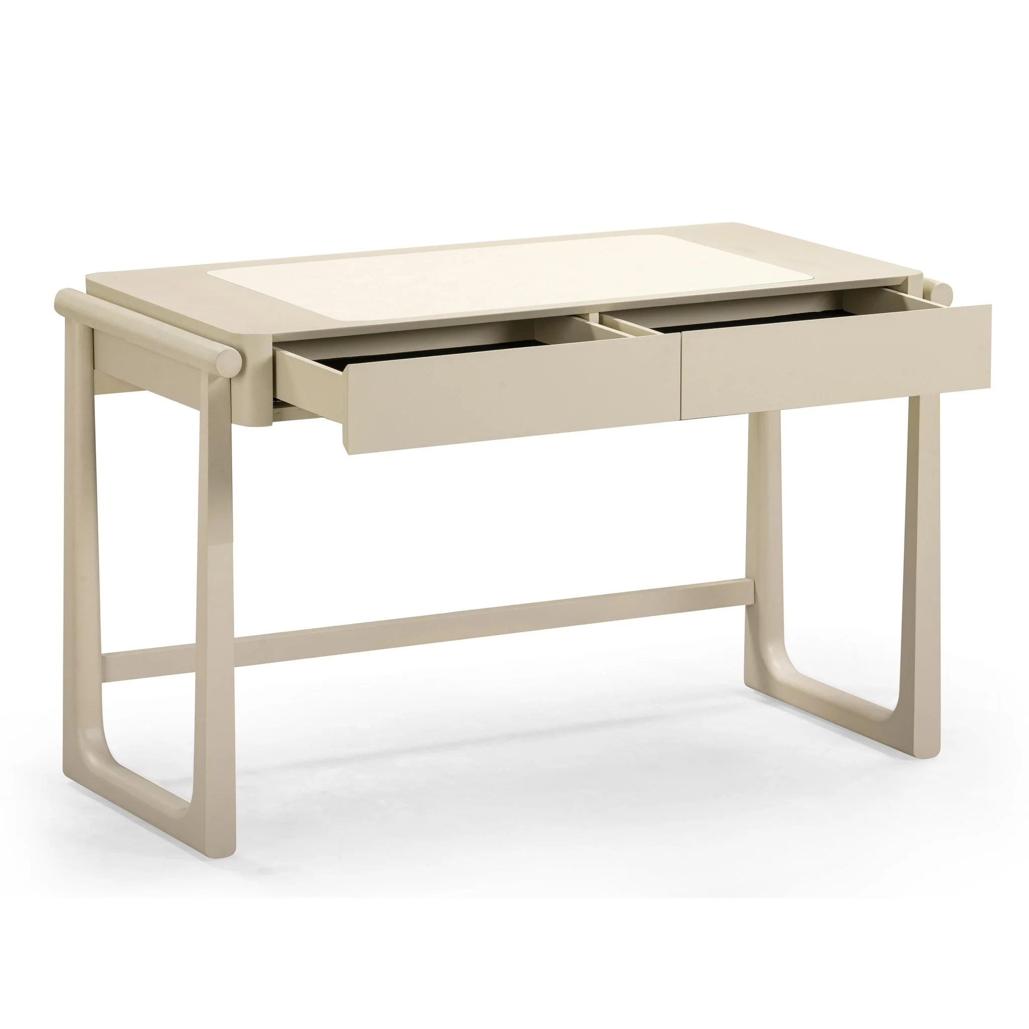 Alfalfa Taupe 2 Drawer Desk - Image 4