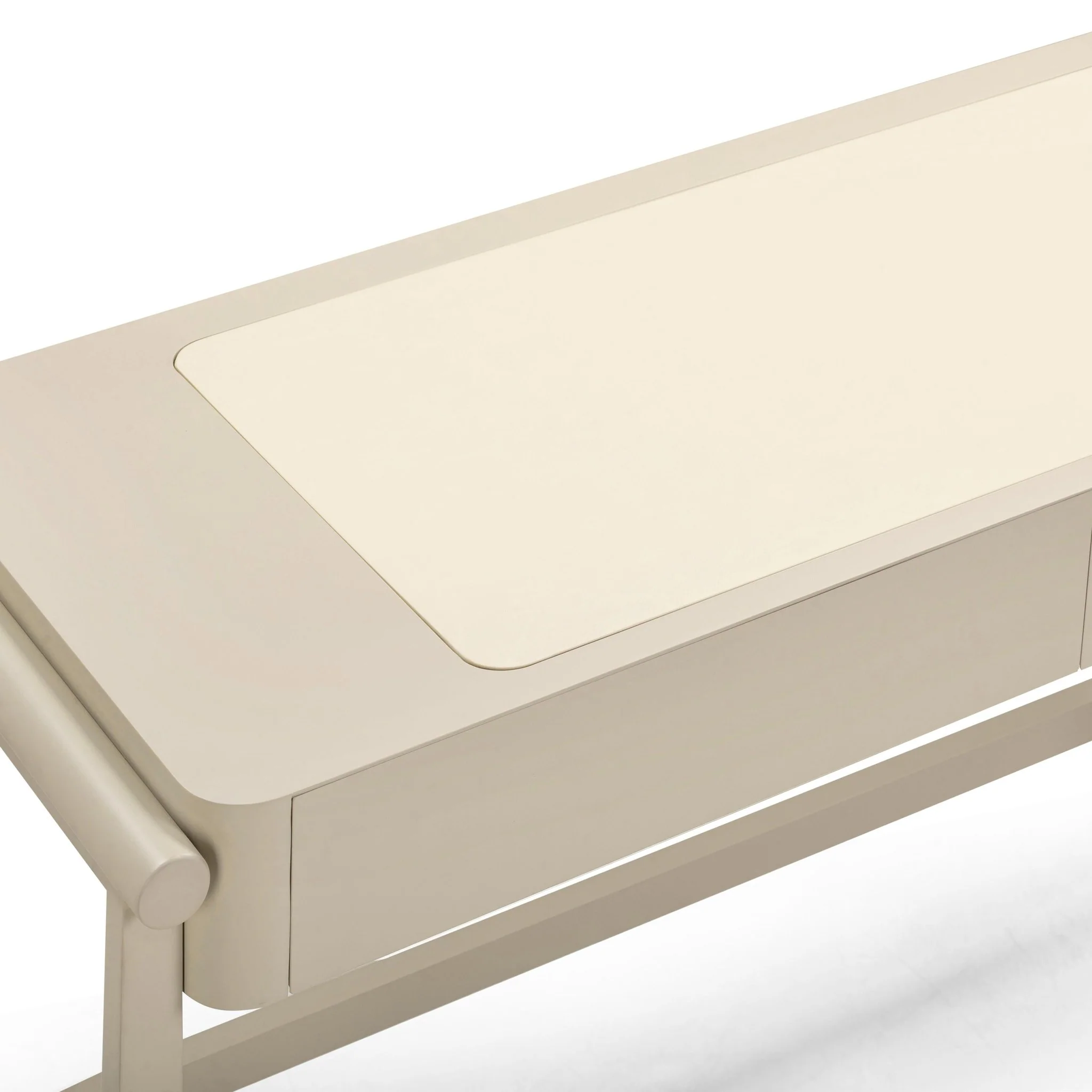 Alfalfa Taupe 2 Drawer Desk - Image 8