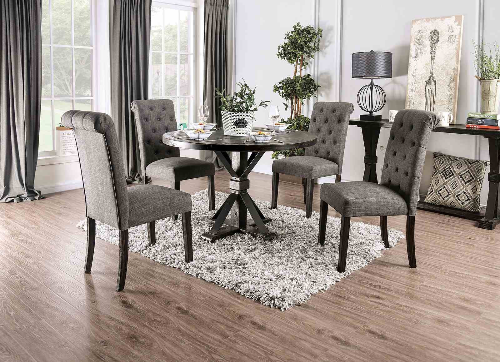 Alfred 5 Pc. Round Dining Table Set - Image 6