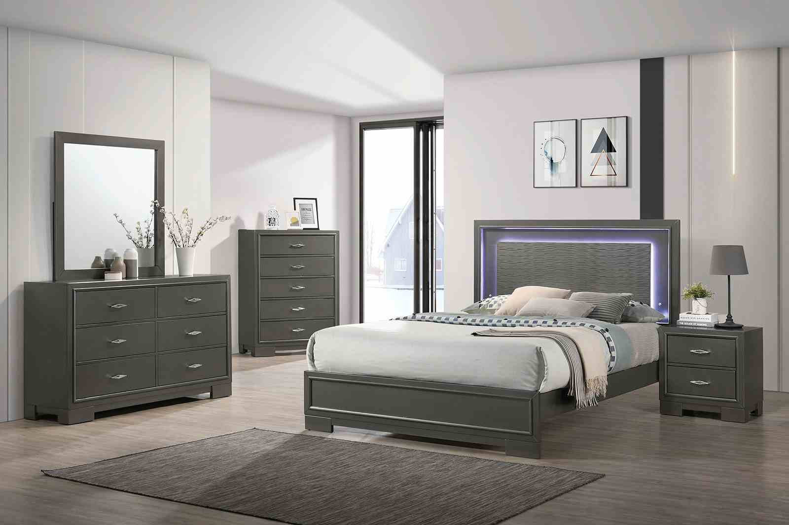 Alison Mirror, Dark Walnut - Image 2
