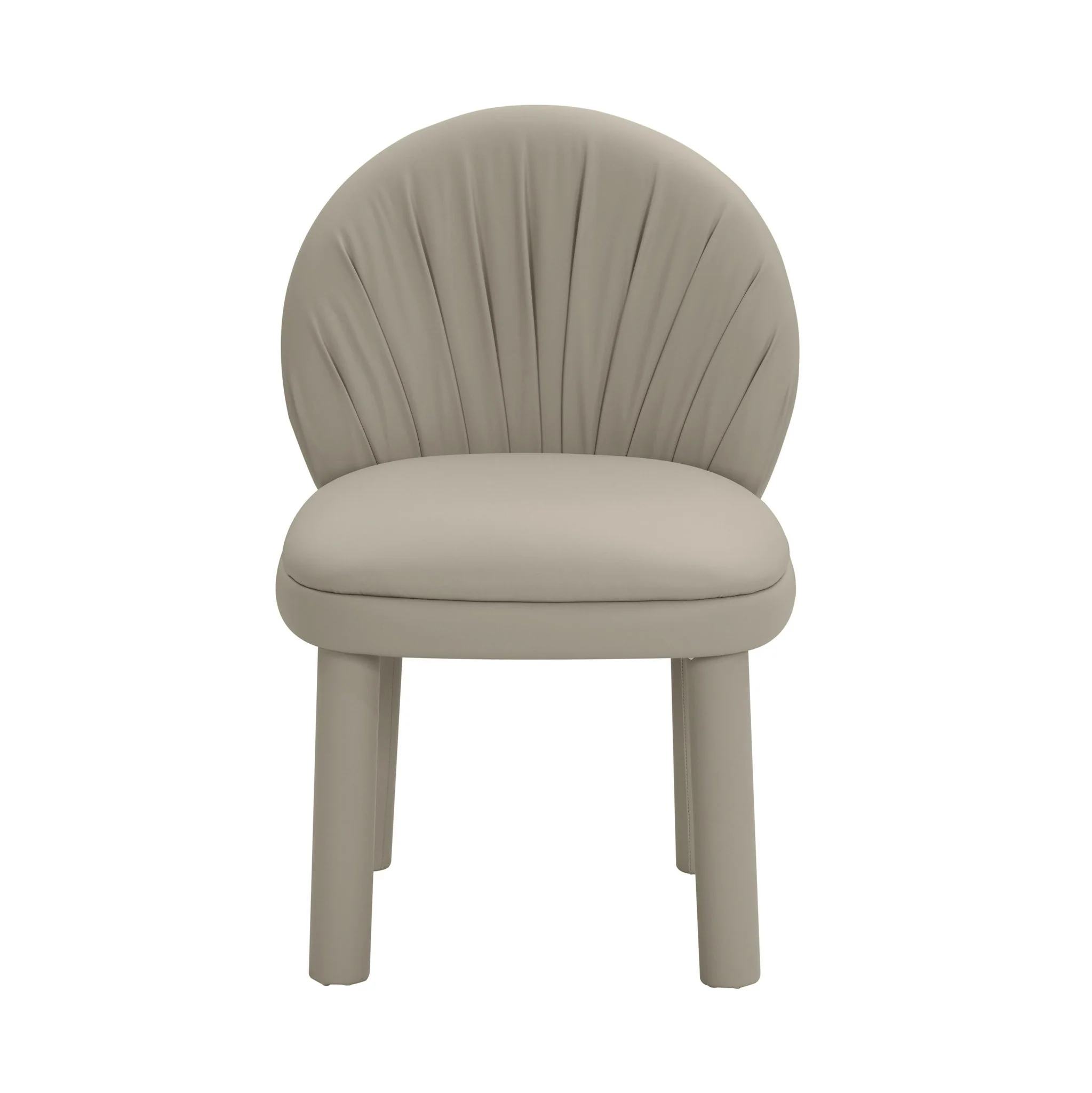 Aliyah Grey Performance Vegan Leather Dining Chair - Image 3