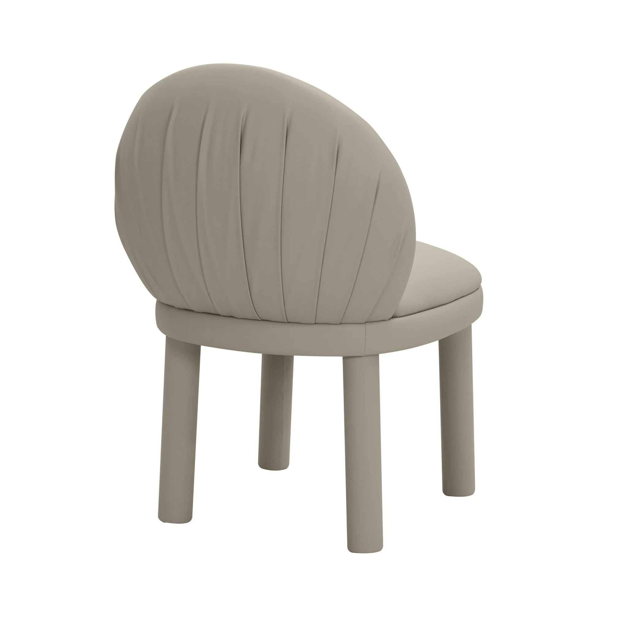 Aliyah Grey Performance Vegan Leather Dining Chair - Image 6