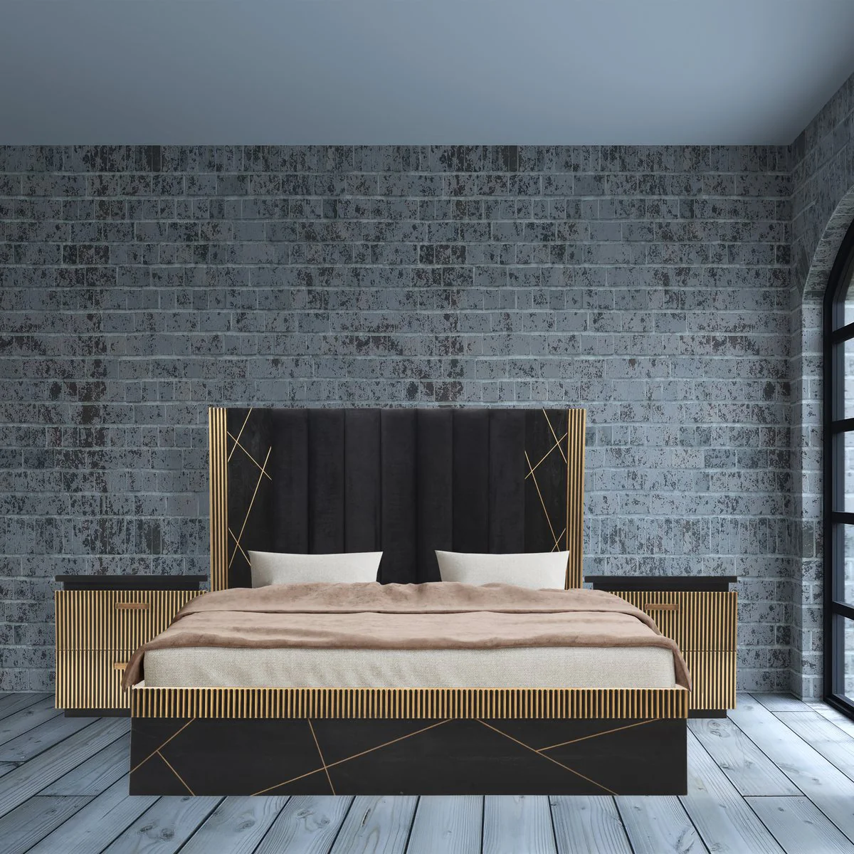 Allure King 5 Pc Bedroom Set - Image 2
