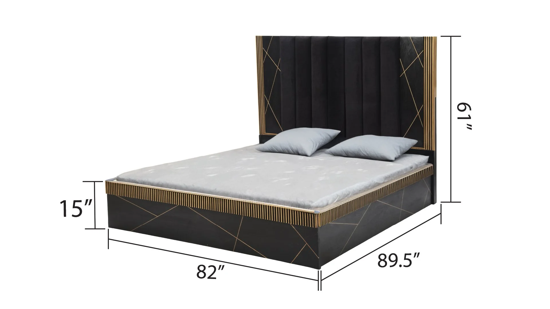 Allure King 5 Pc Bedroom Set - Image 5